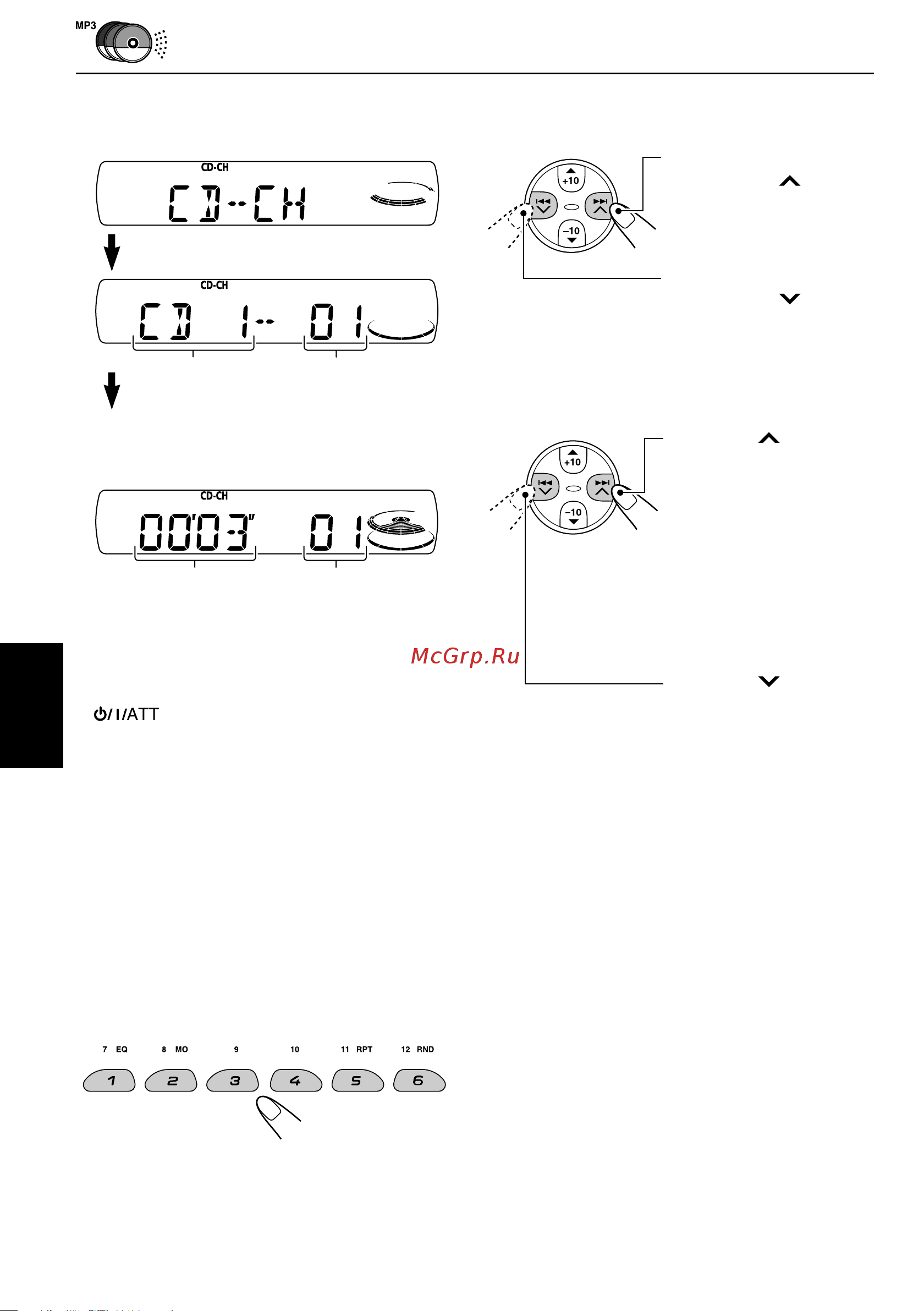 JVC KD-SX841R [28/162] Para seleccionar las pistas archivos siguientes o anteriores