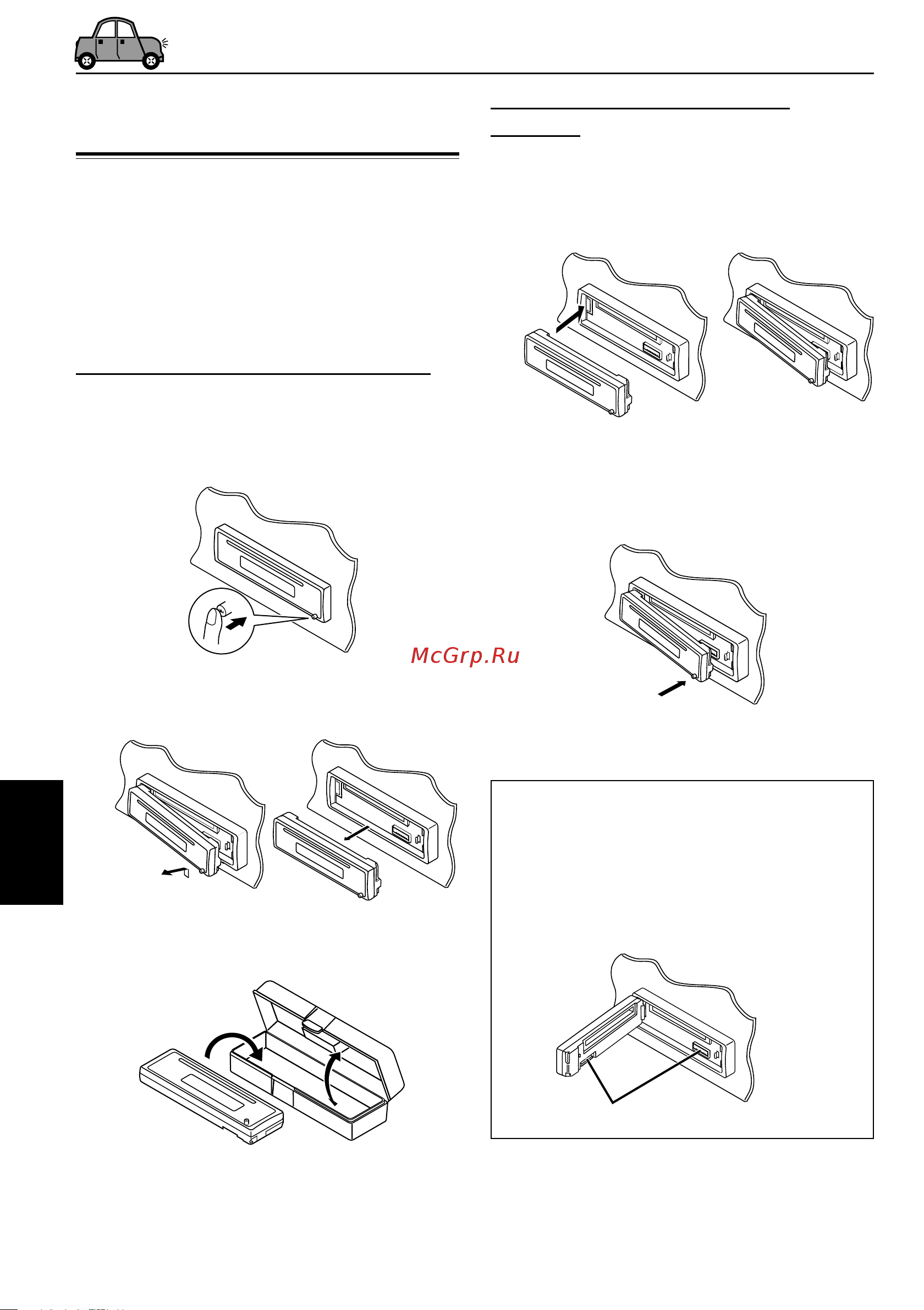 JVC KD-SX841R [66/162] Rimozione del pannello di comando