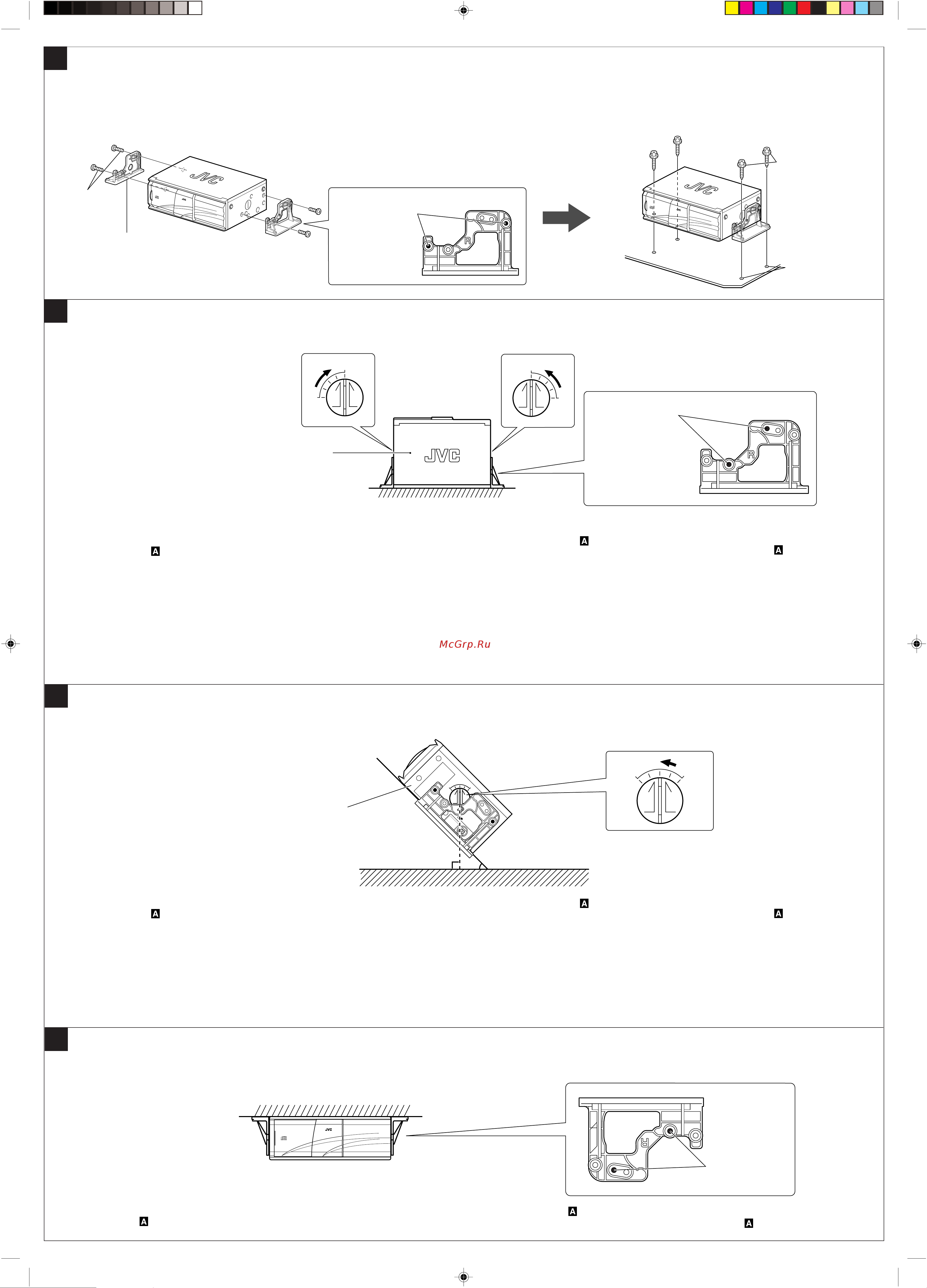 JVC CH-X550 [2/6] Monta urzàdzenia na pochy ej powierzchni
