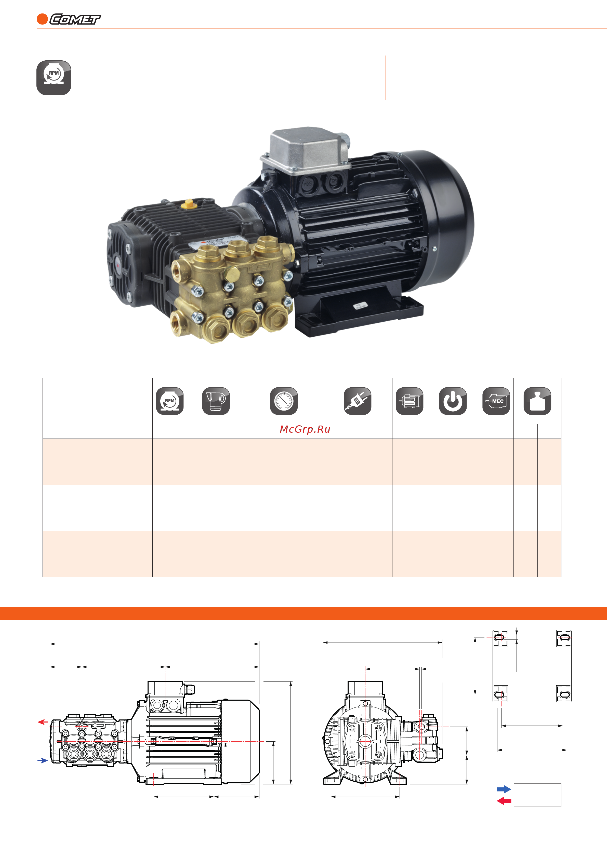 Comet MTP FW2 21/70 Чертежи онлайн