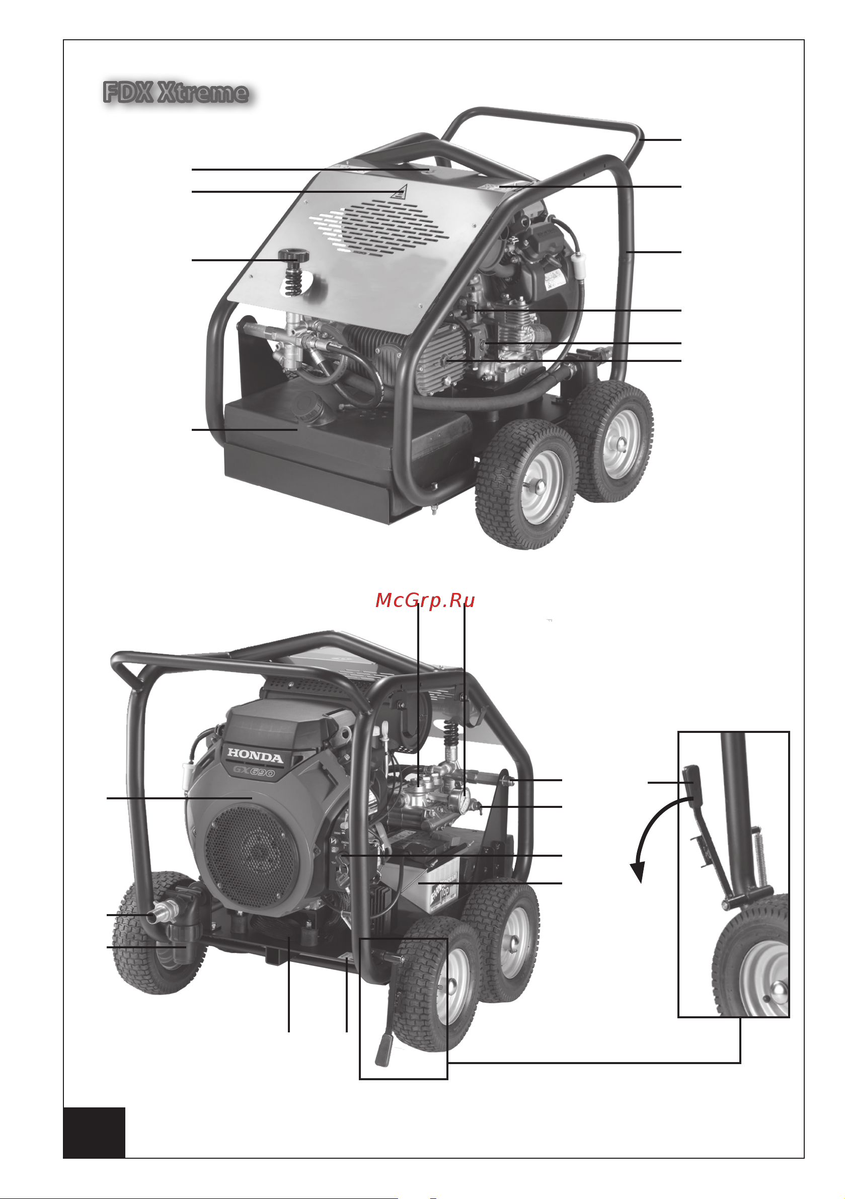 Comet FDX Blade XL 13.15 15/310 G Loncin G390F EWD-K Инструкция по эксплуатации онлайн [8/216] 607742