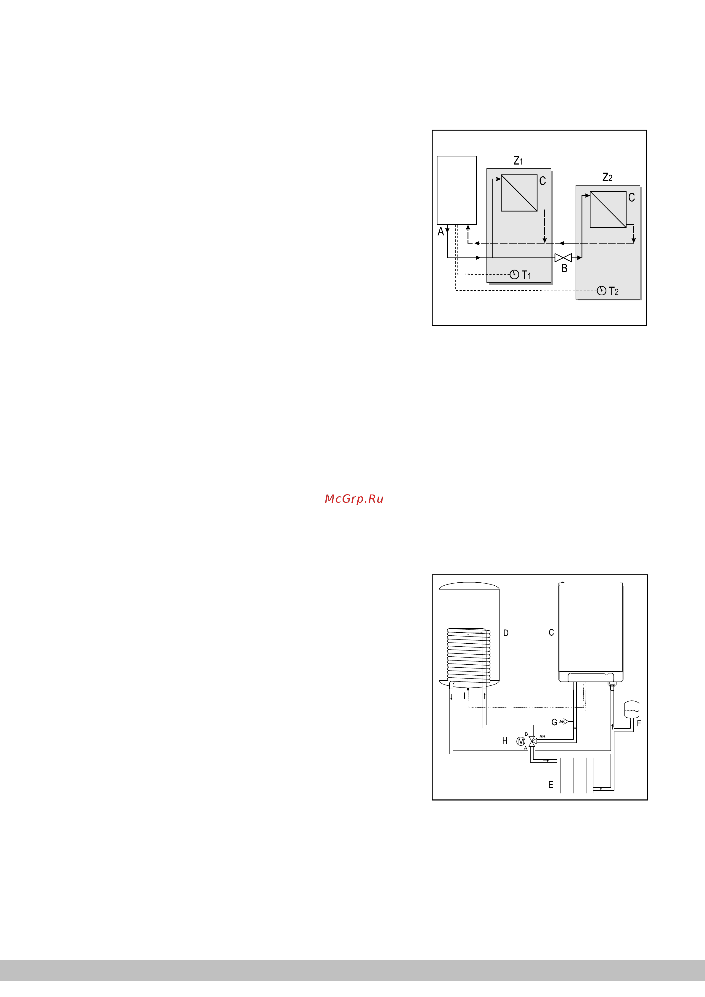 Daikin EHOBG12AAV1 [275/316] Podział instalacji c o na grupy w przypadku dodatkowego źródła ciepła