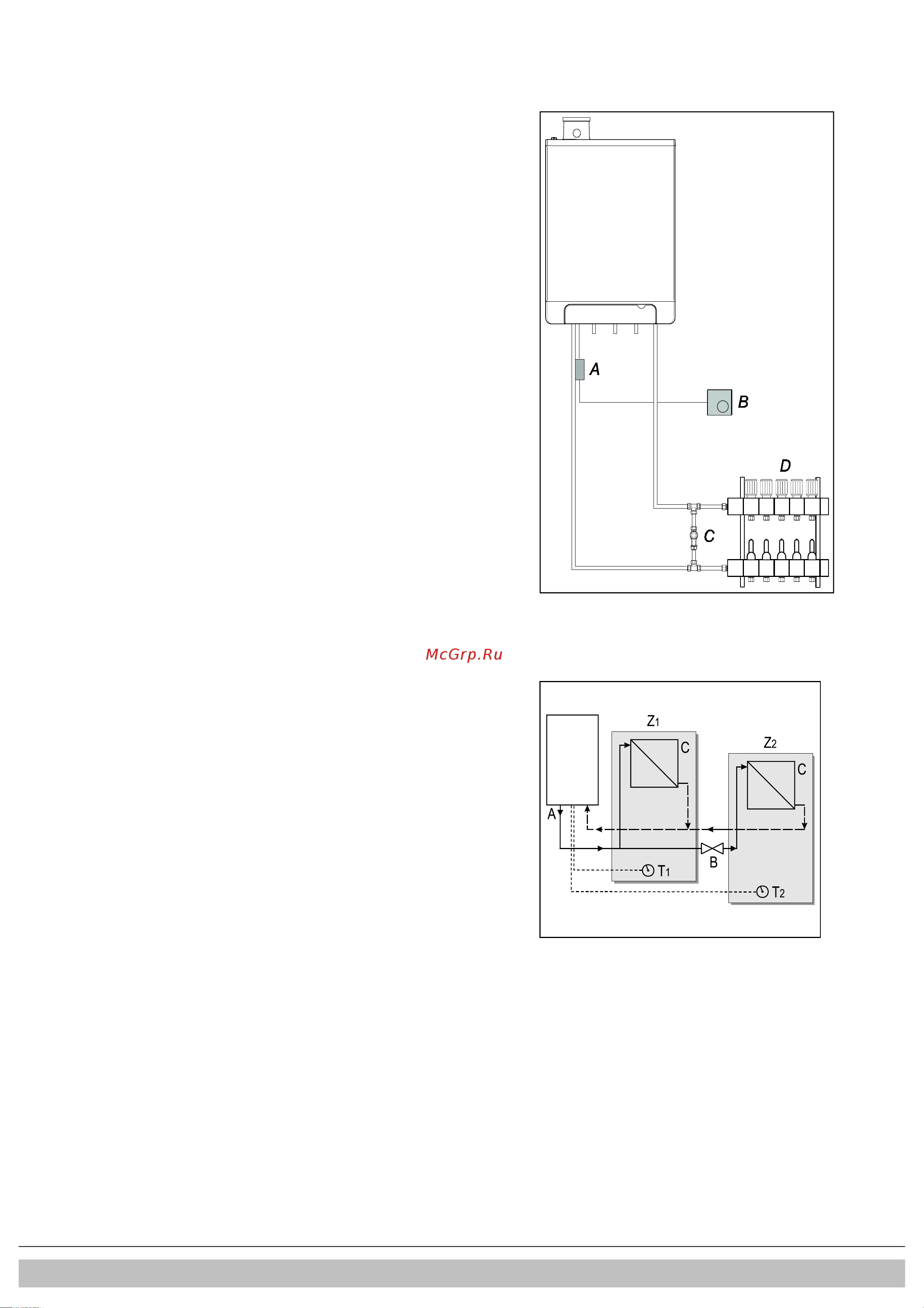 Daikin EKOMB22AAV1H [126/432] Répartition en groupes des installations de chauffage en cas de sources de chaleur supplémentaires