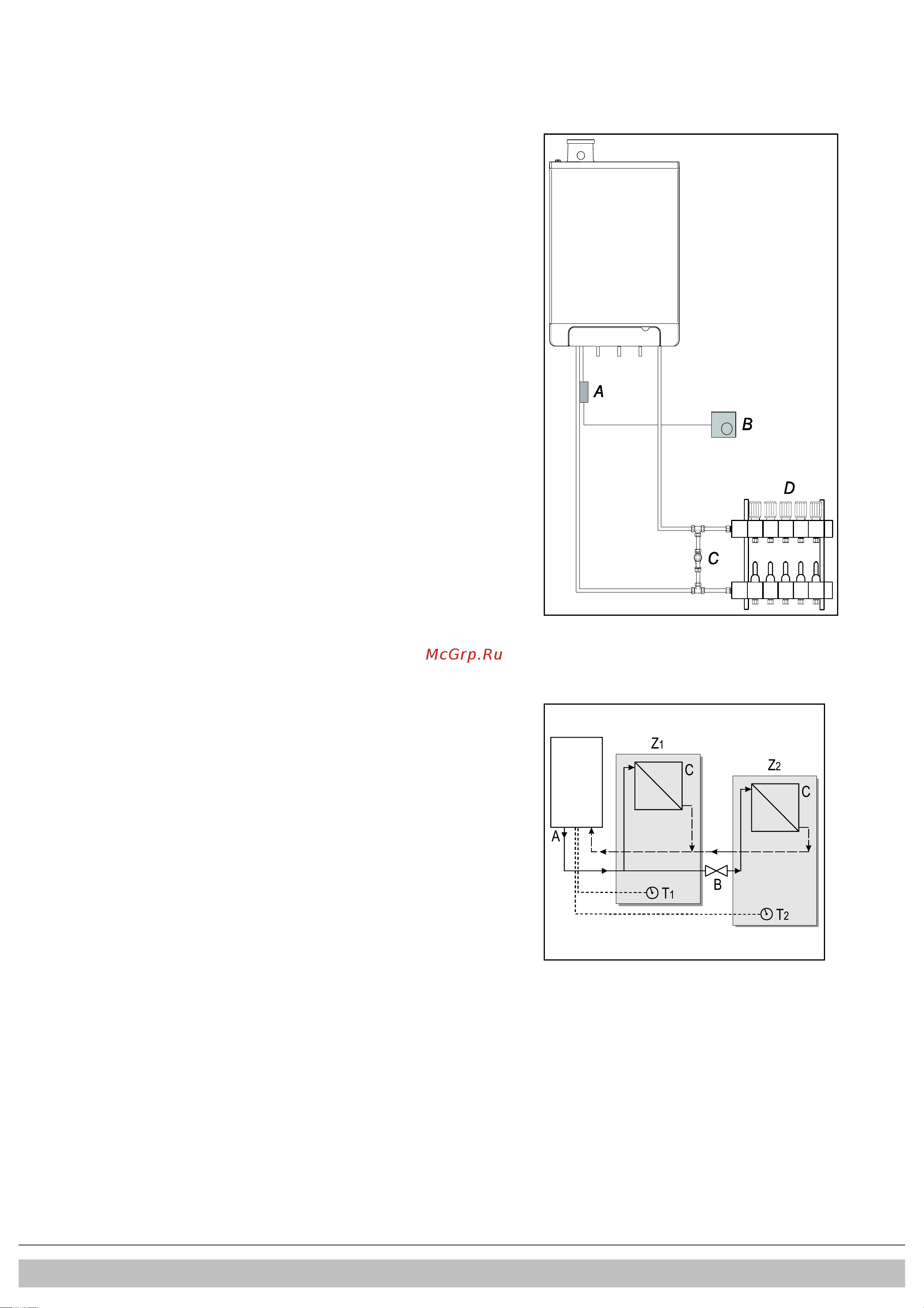 Daikin EKOMB28AAV1H [178/432] Opdeling cv installatie in groepen bij aanwezigheid extra warmtebron