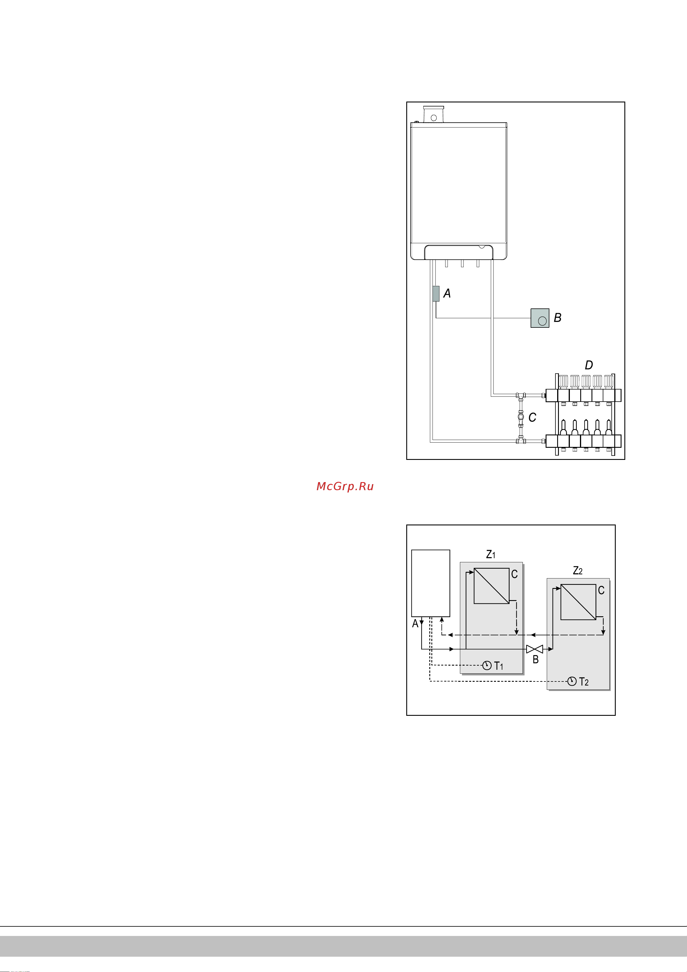 Daikin EKOMB28AAV1H [71/432] Aufteilen der zh installation in gruppen bei zusätzlichen wärmequellen