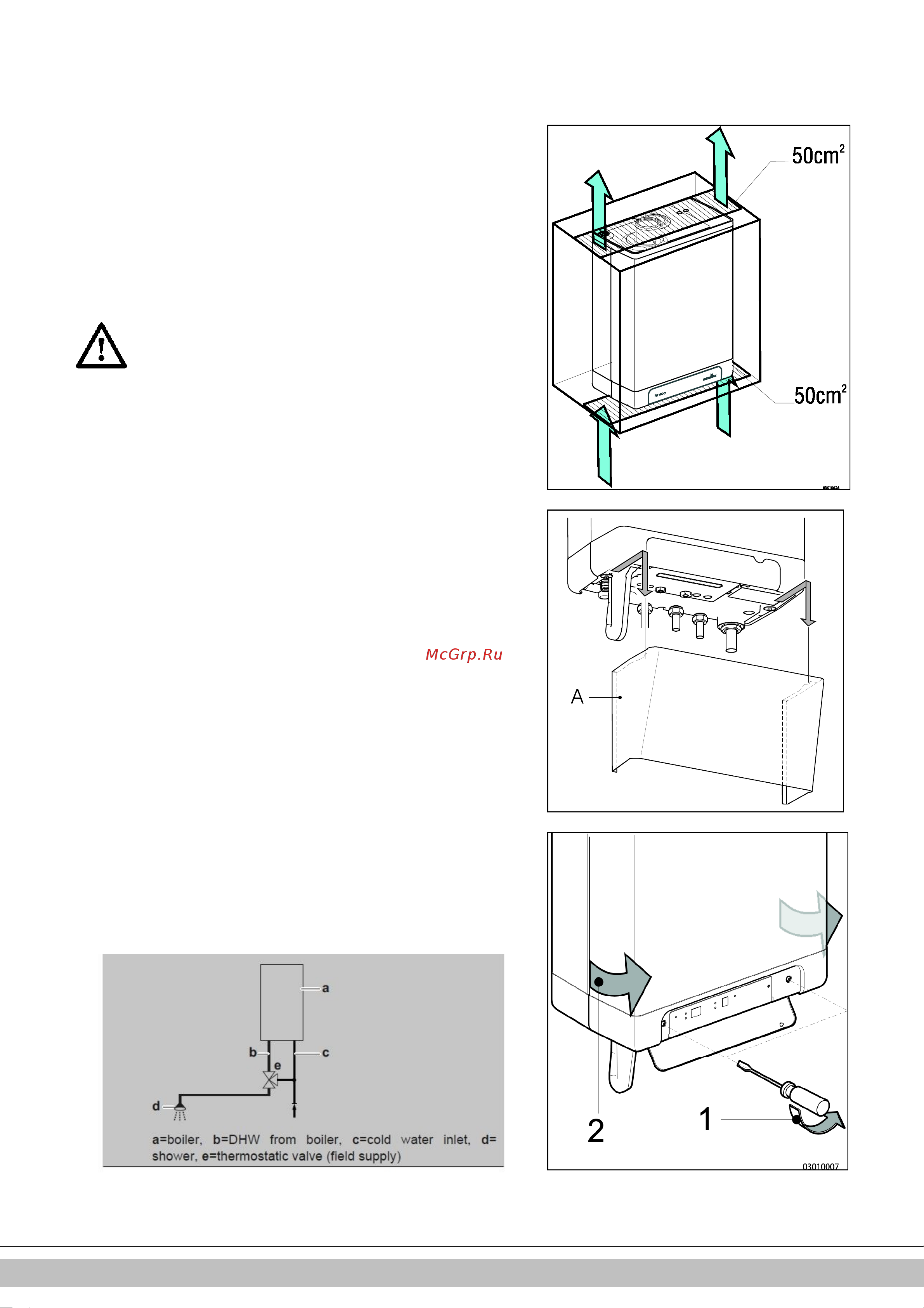Daikin EKOMBG28ABV1 [171/424] Opstellingsruimte