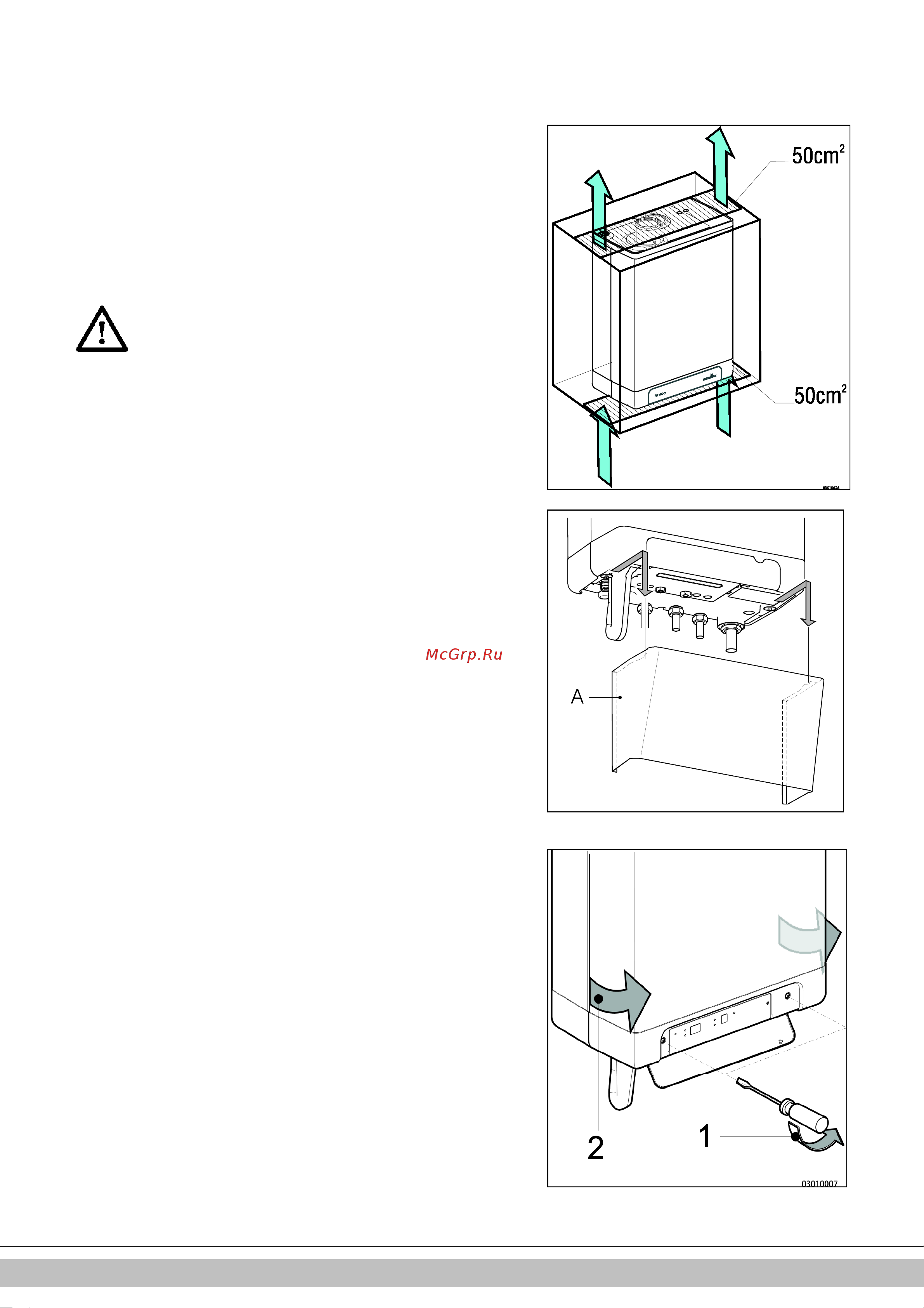 Daikin EKOMBG28ABV1 [277/424] Przestrzeń montażowa