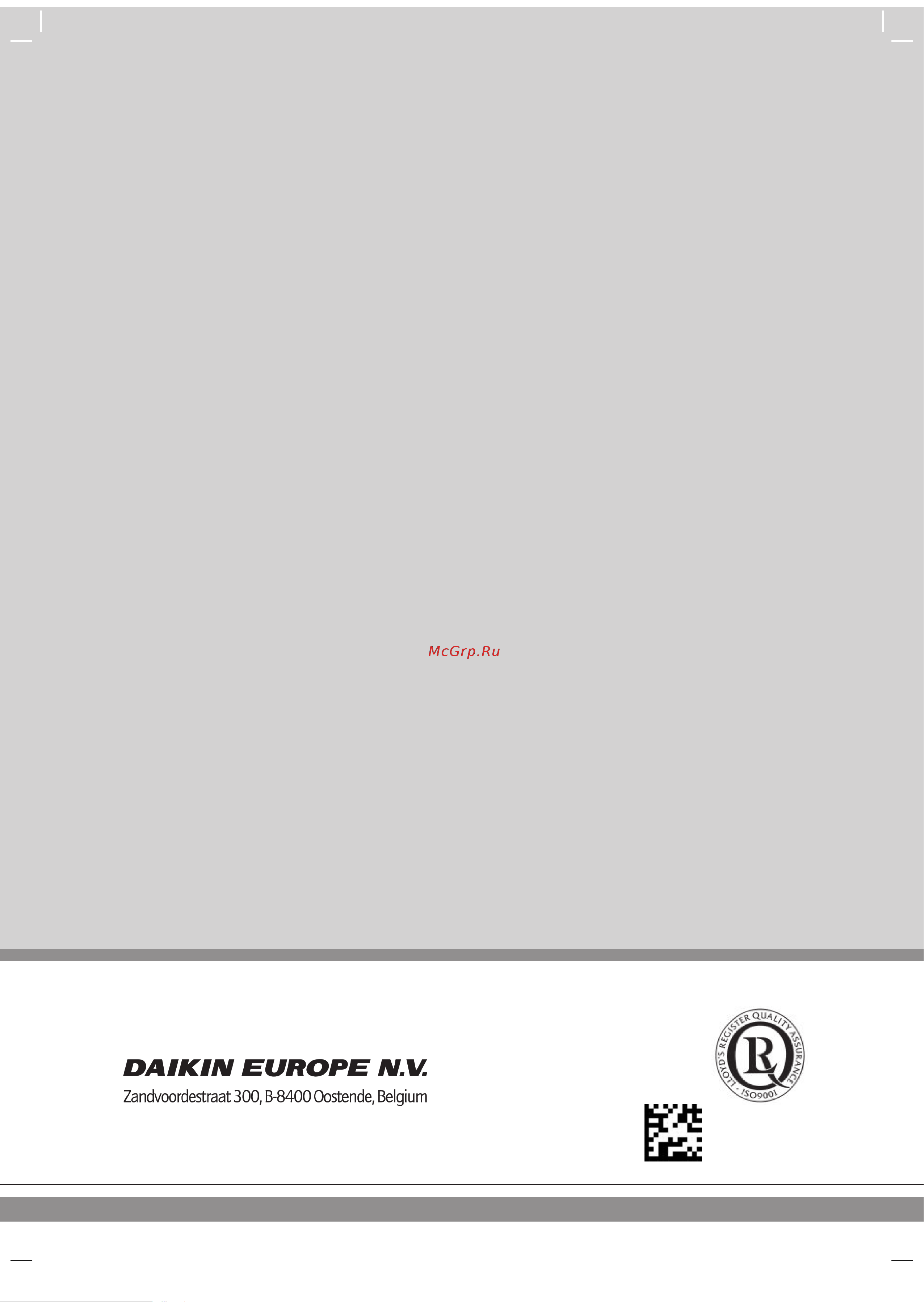 Daikin EKOMBG22ABV1 Руководство по монтажу онлайн [424/424] 607795