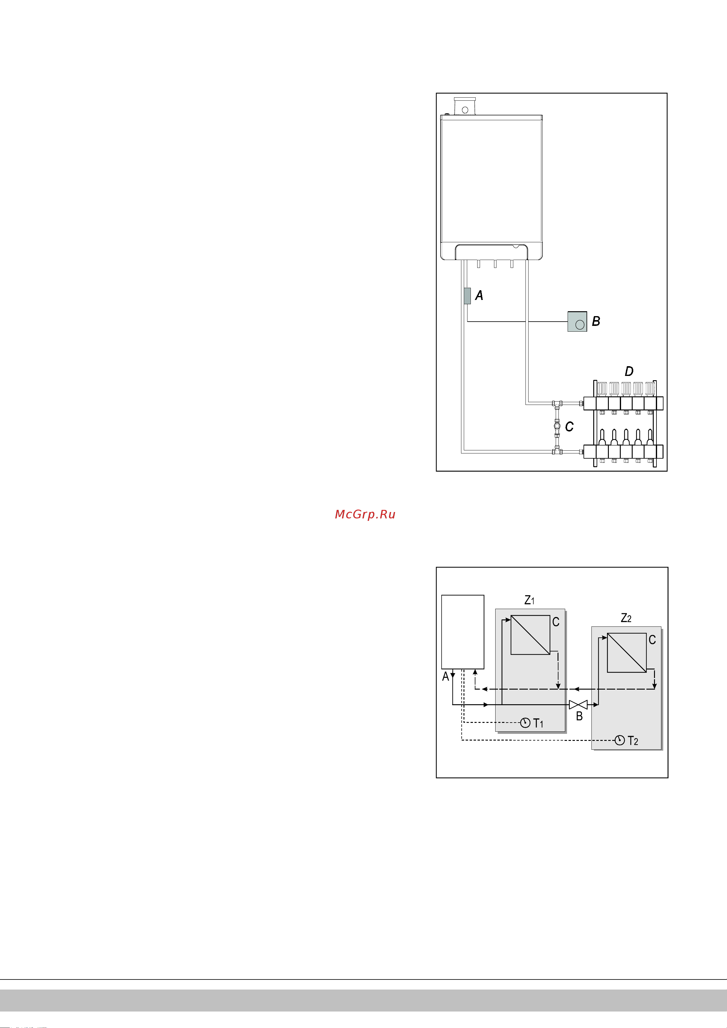 Daikin EKOMBG28ABV1 [68/424] Aufteilen der zh installation in gruppen bei zusätzlichen wärmequellen