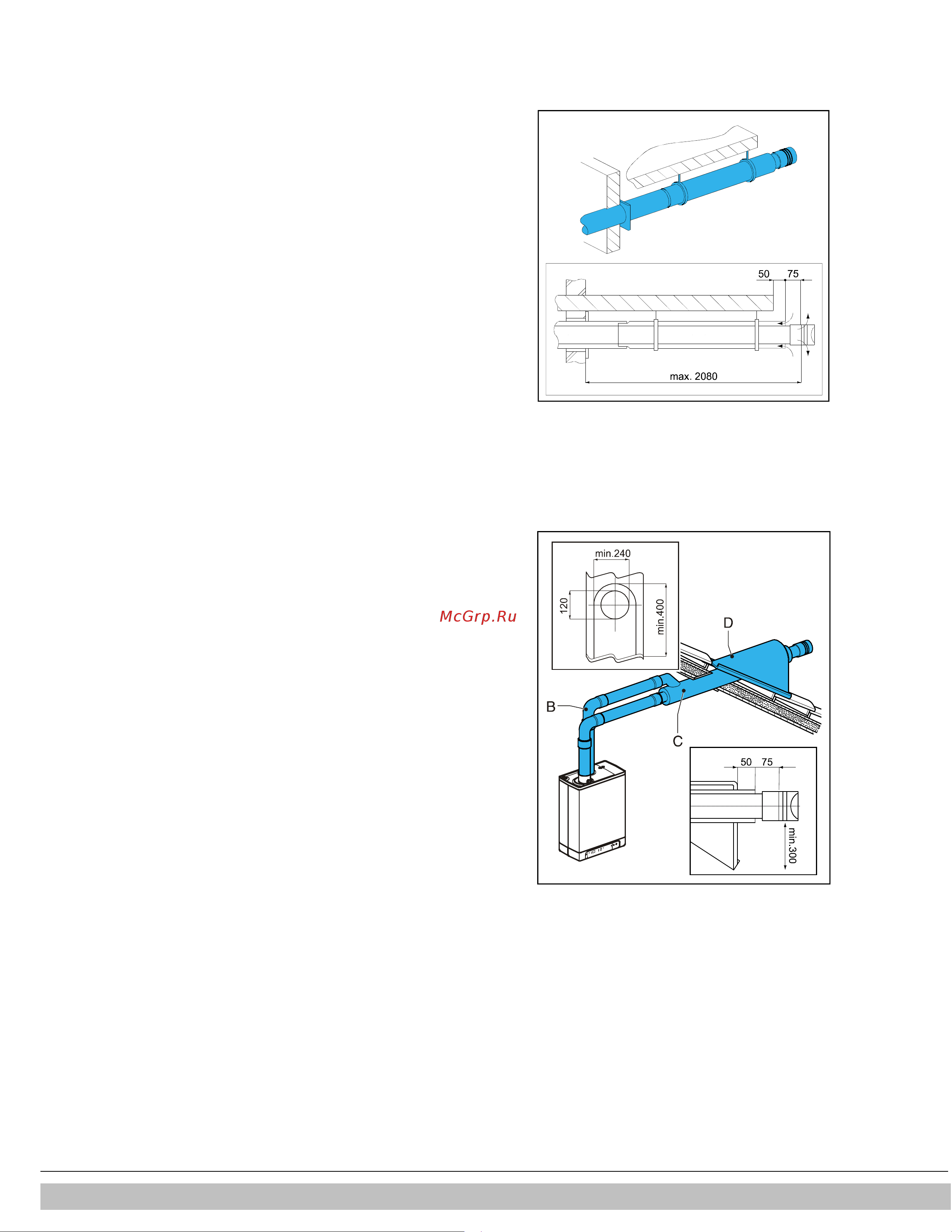 Daikin EKOMBG22AAV1 [27/56] Assembly horizontal roof terminal