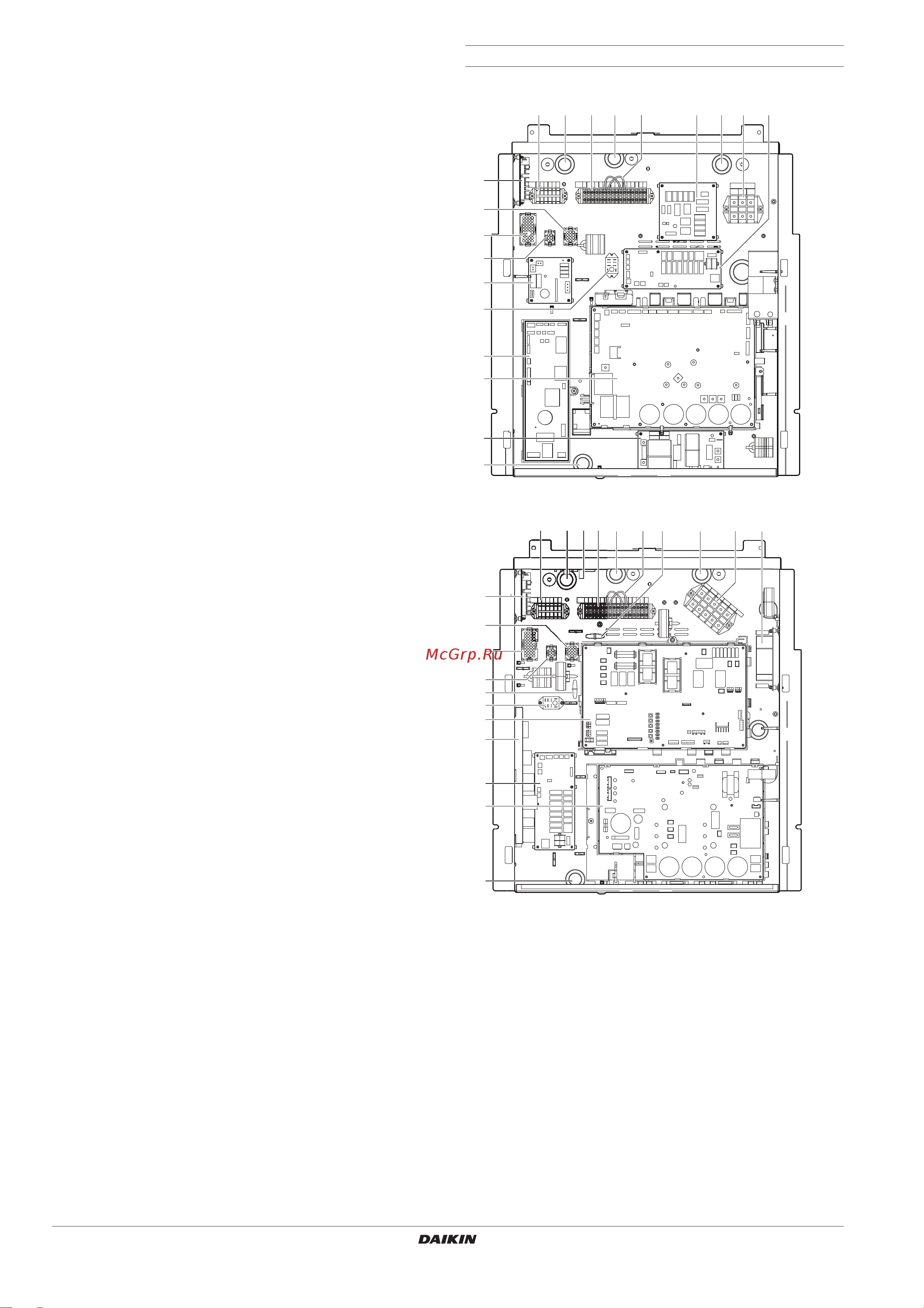 Daikin EKHBRD016ABY1 [12/56] Основные элементы распределительной коробки