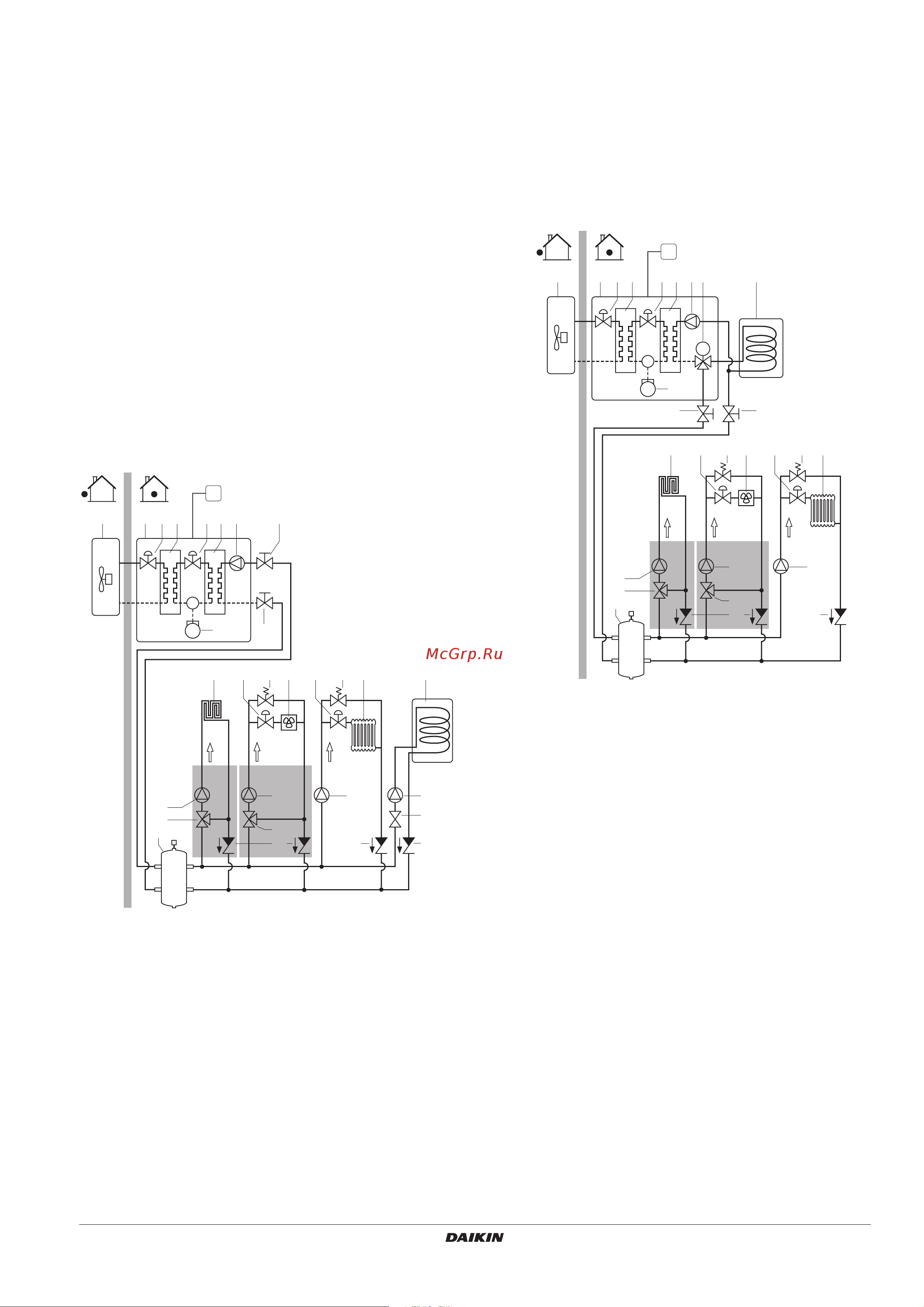 Daikin EKHBRD011ADY17 [7/48] Application examples with 2 or more different heat emitters and 1 heat source ekhbrd unit