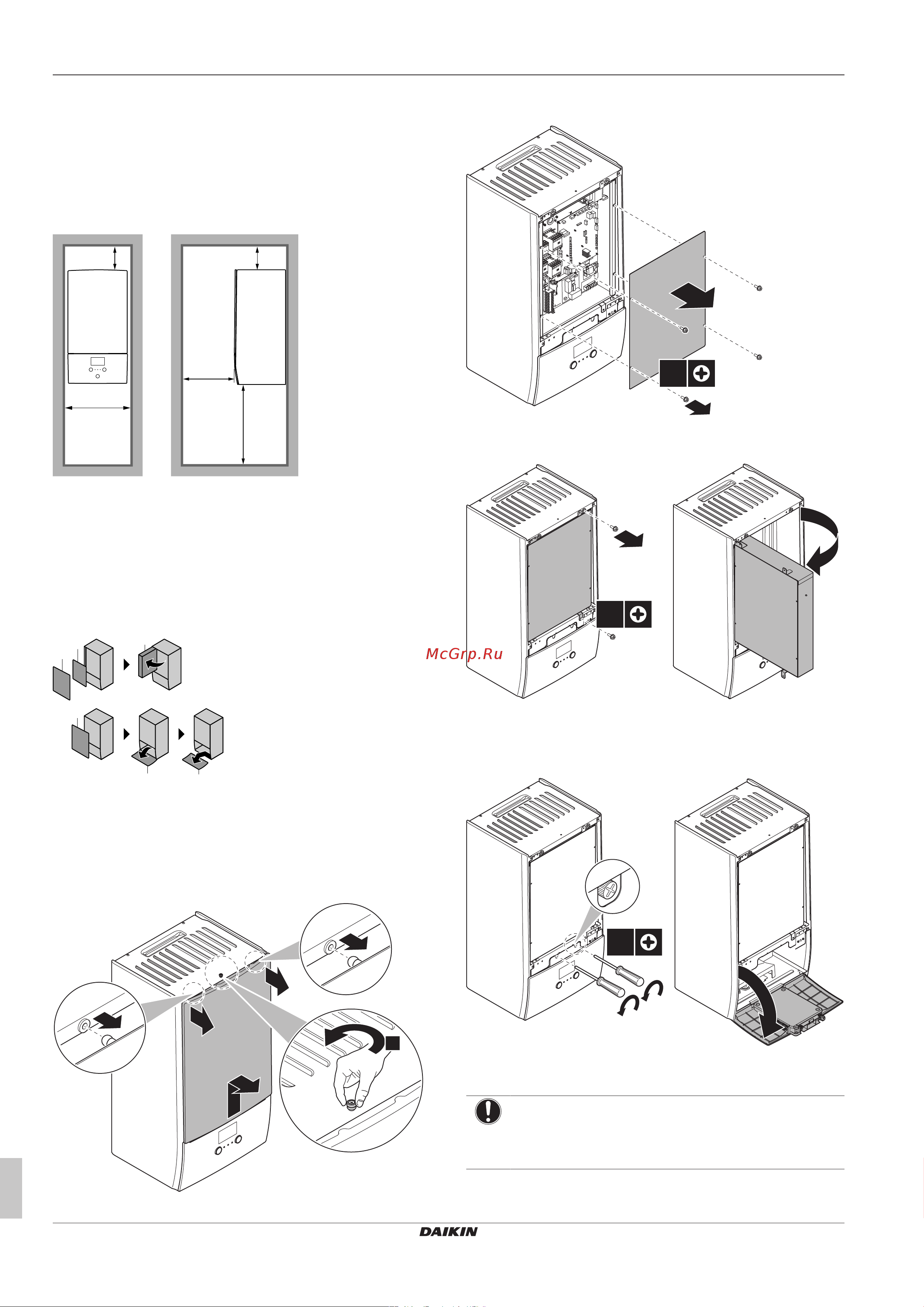 Daikin ETBX16EF9W [6/44] Чтобы открыть внутренний агрегат