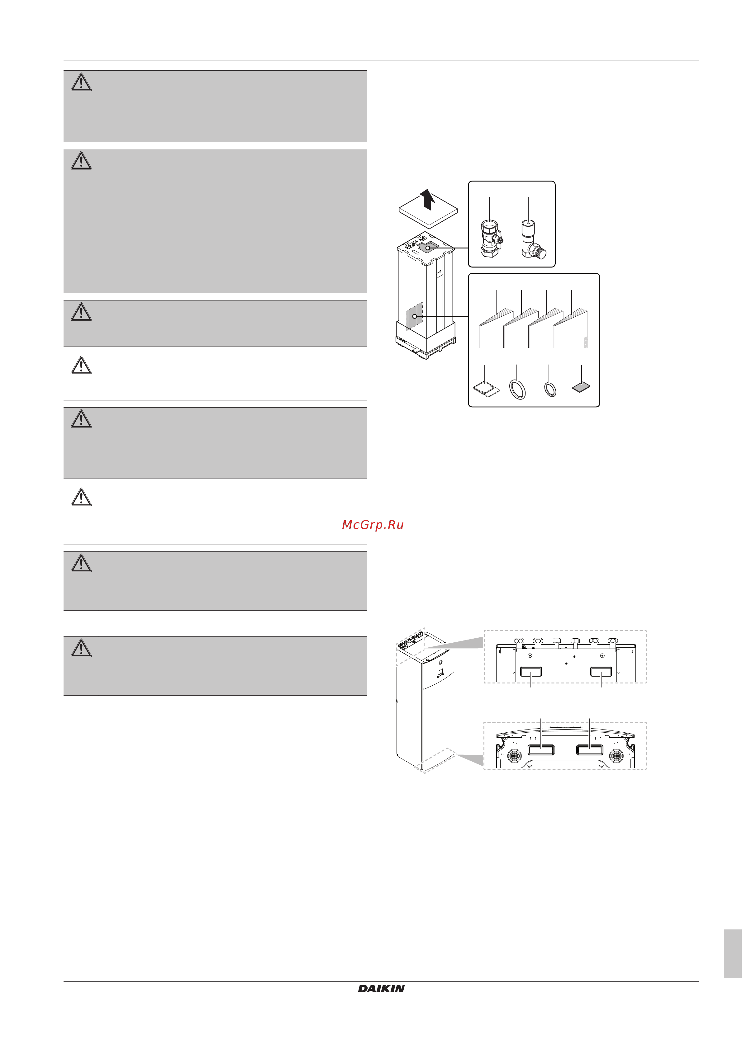 Daikin ETVH16S23EA9W [5/44] Информация о блоке