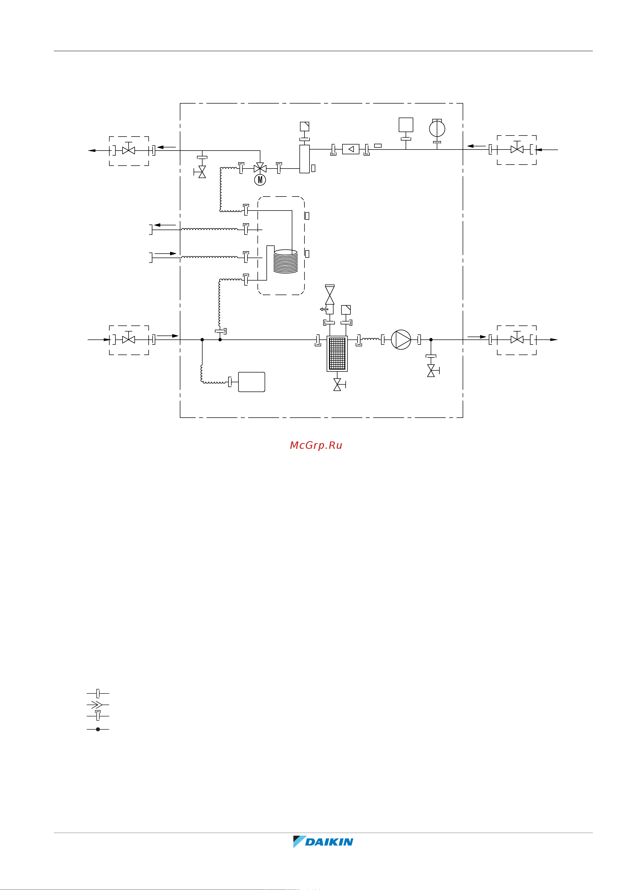 Daikin ETVH16S18EA9W [285/316] Схема трубопроводов внутренний блок