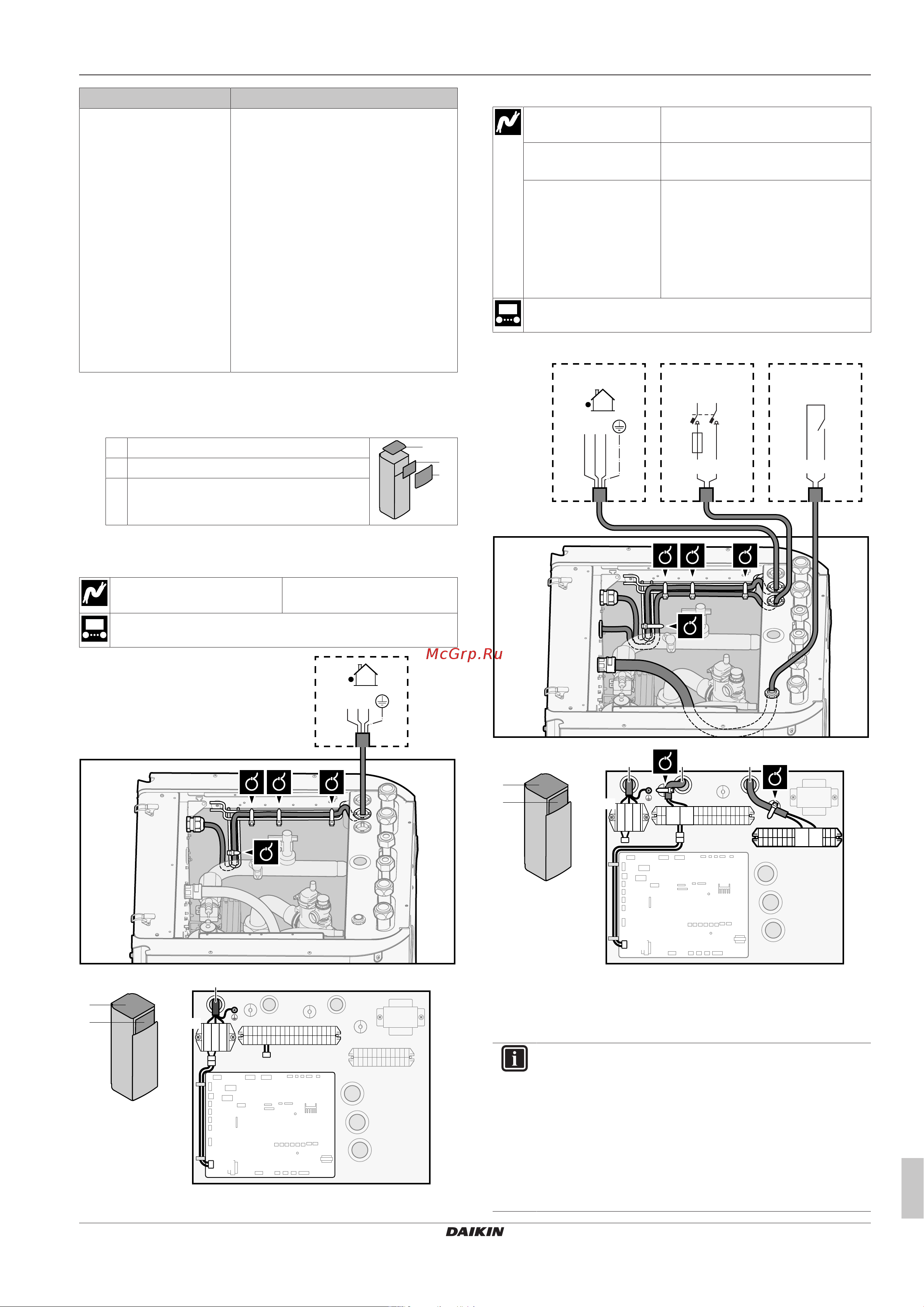 Daikin ETVH16SU23EA6V [15/44] Electrical installation
