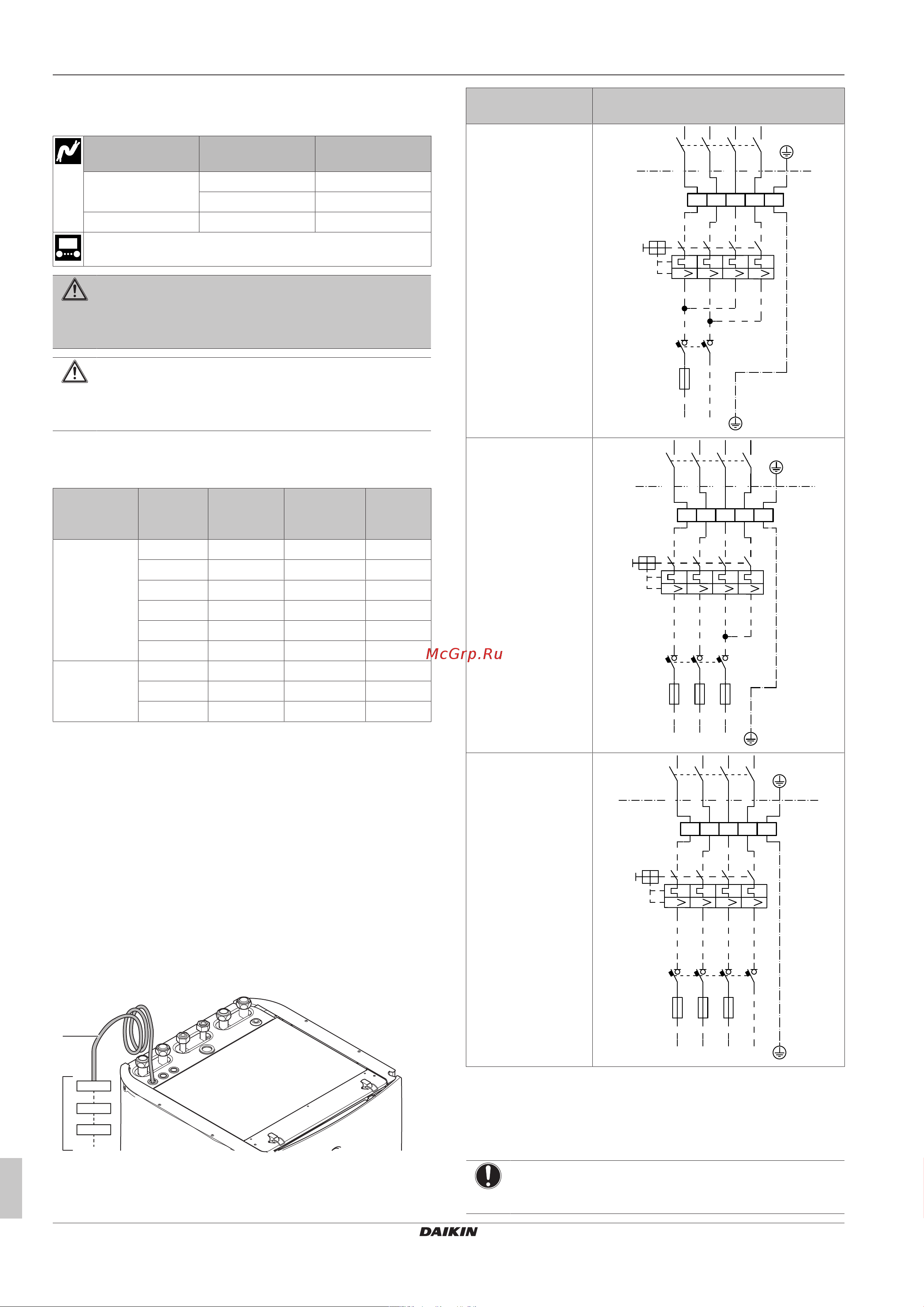 Daikin ETVH16SU23EA6V [16/44] Electrical installation