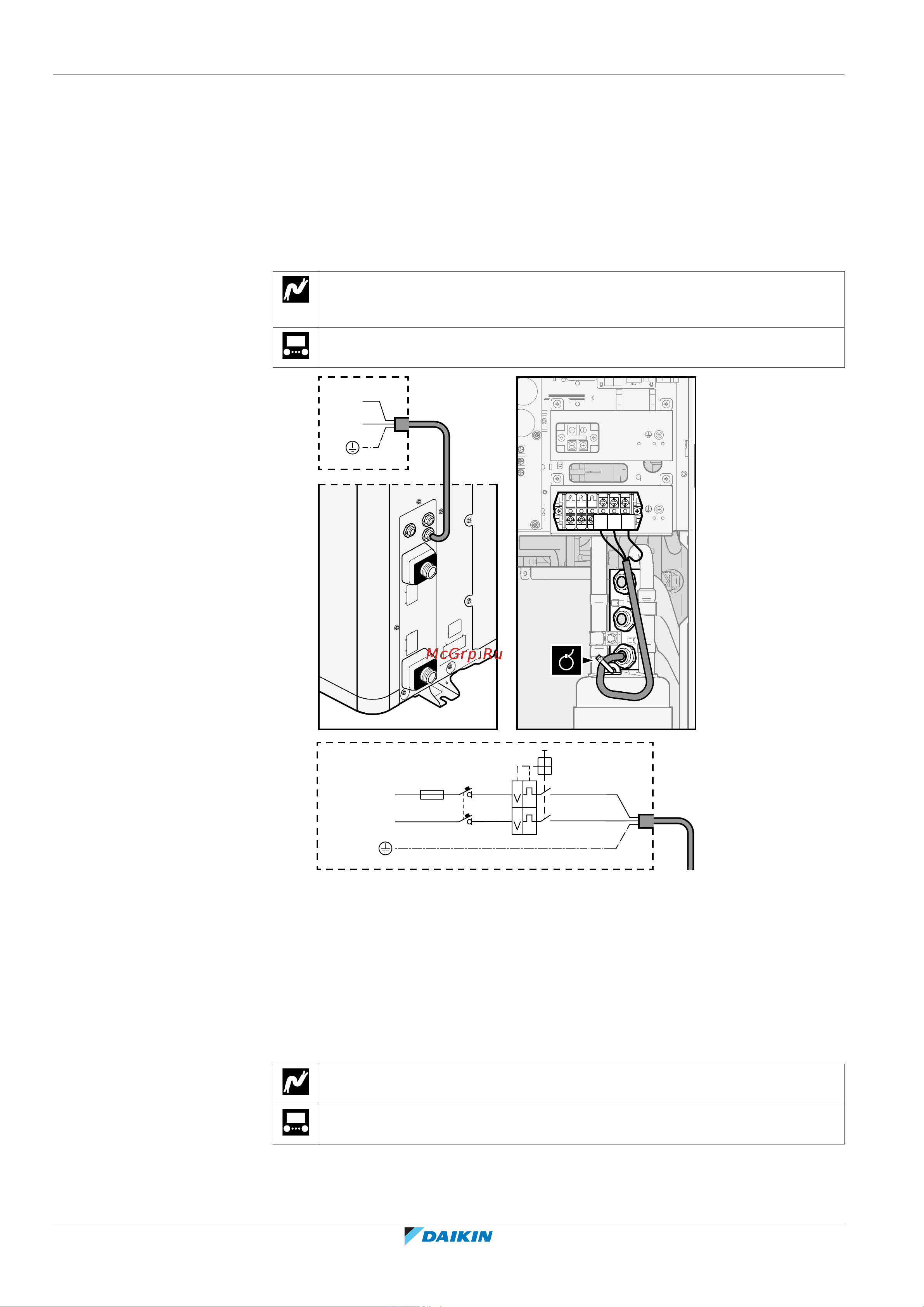 Daikin ETVH16SU23EA6V [106/296] Electrical installation