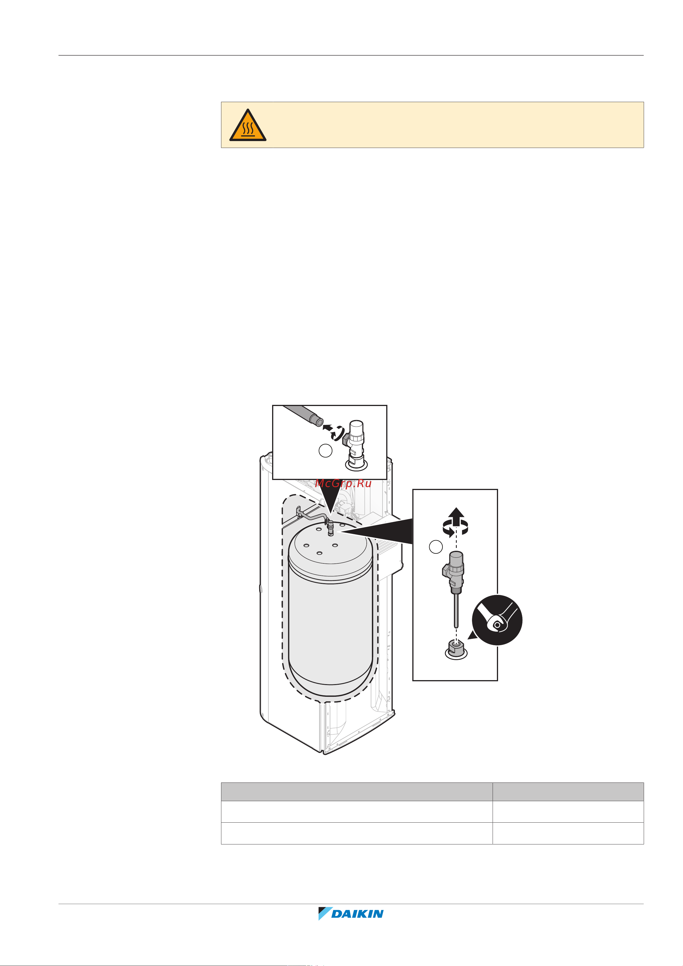 Daikin ETVH16SU23EA6V [241/296] To drain the domestic hot water tank