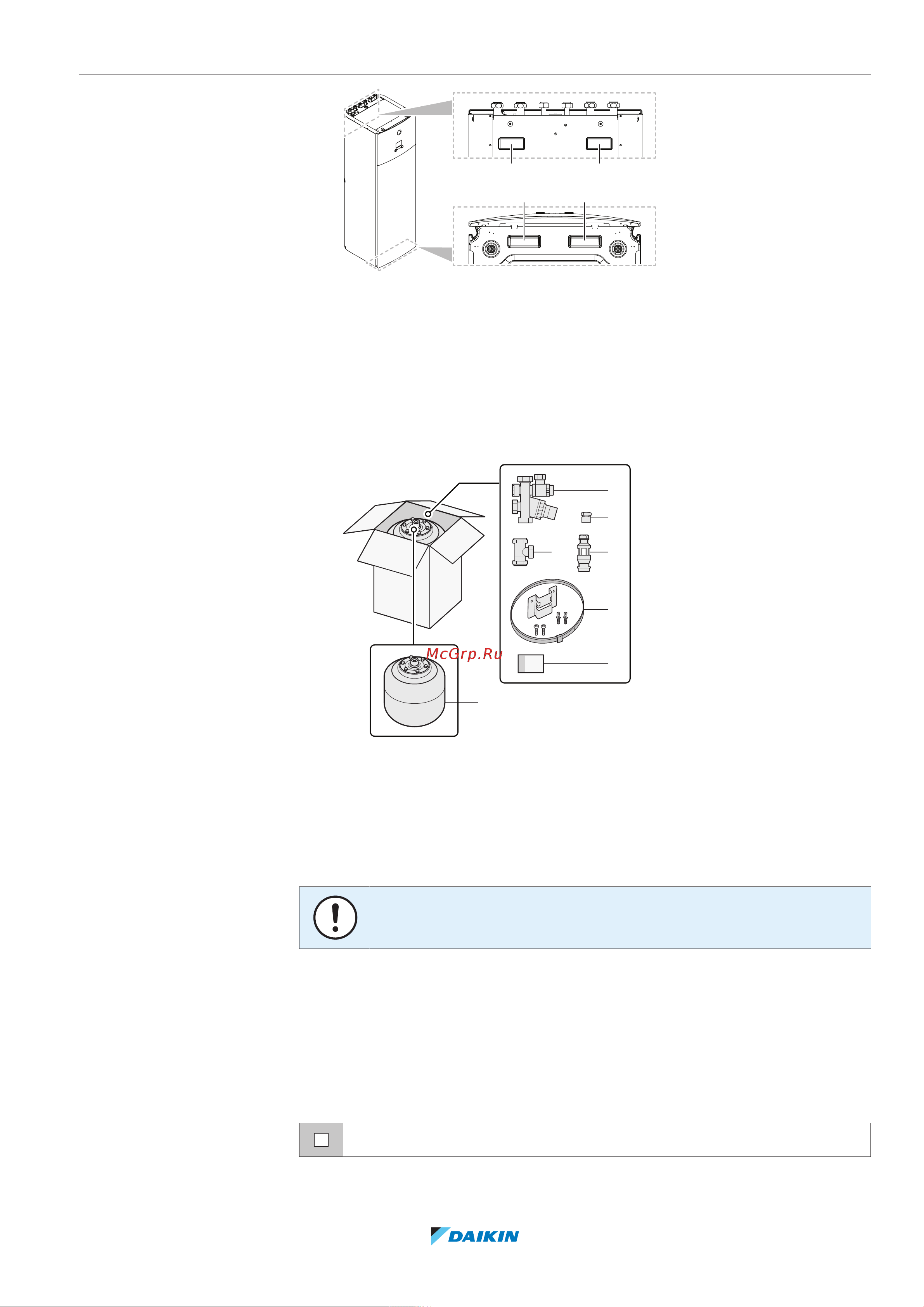 Daikin ETVH16SU23EA6V [27/296] About the box