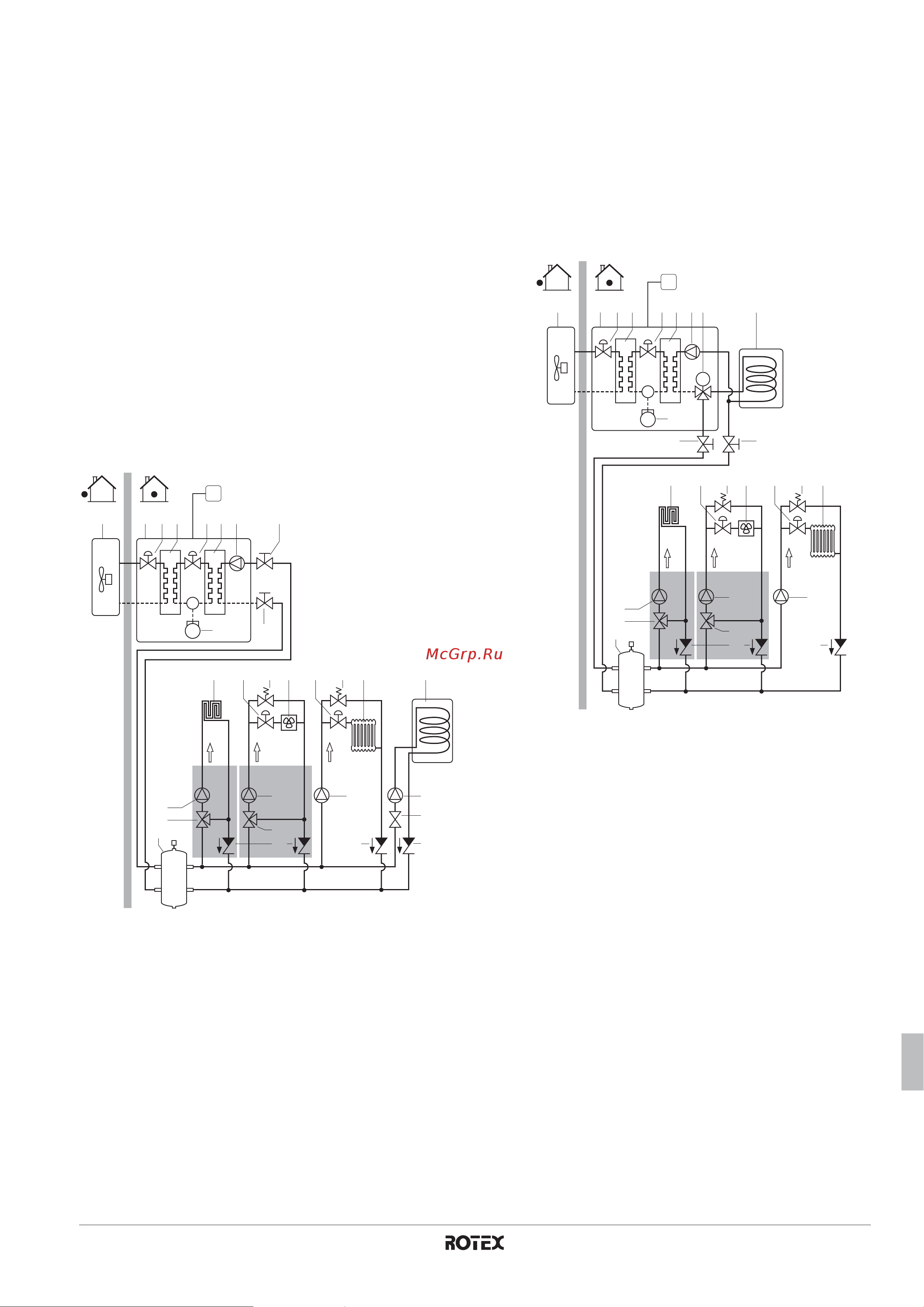 Daikin RKHBRD016ADV1 [315/440] Adet veya daha fazla farklı ısı yayıcı ve 1 adet ısı kaynağı ile uygulama örnekleri rkhbrd ünitesi