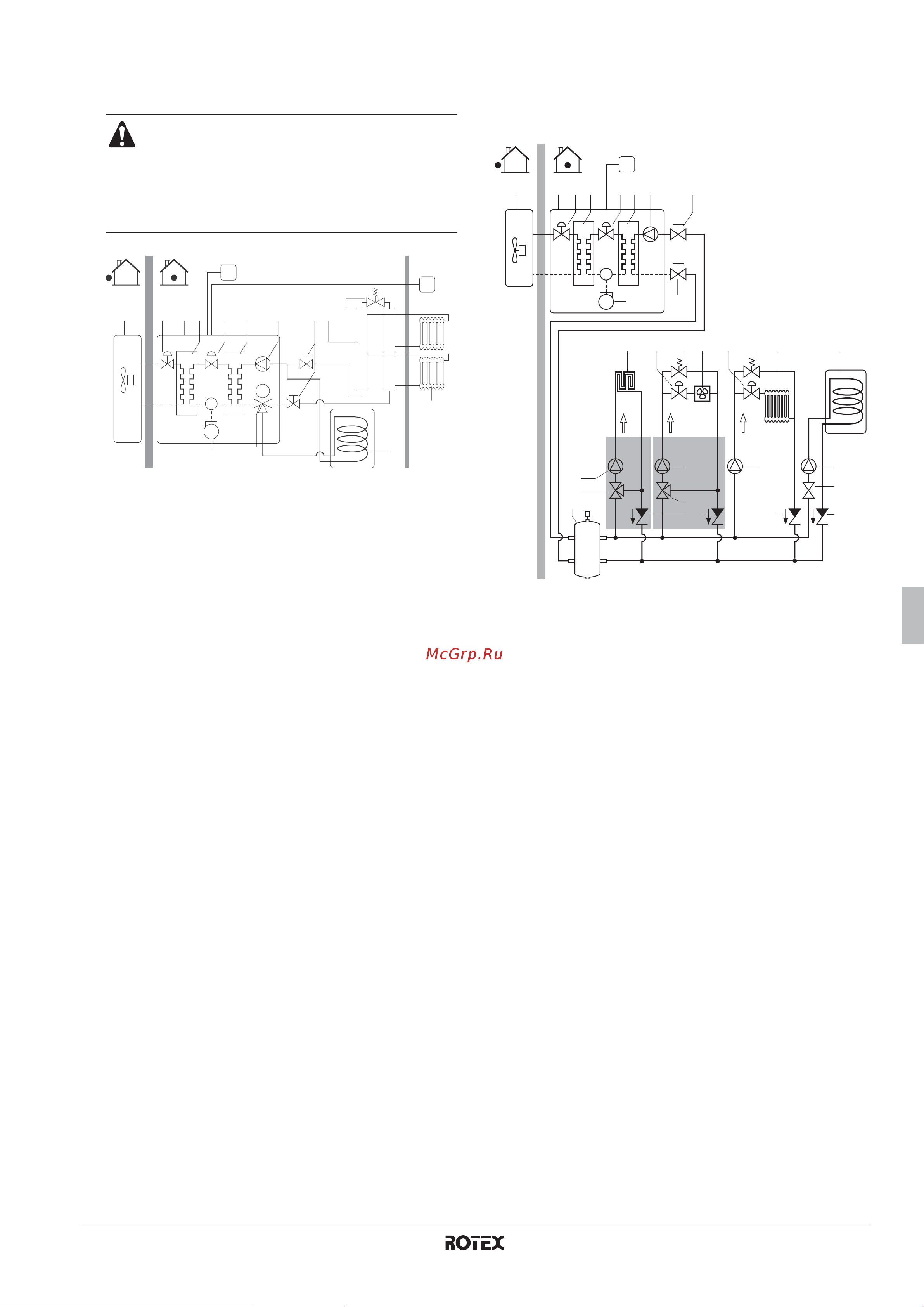 Daikin RKHBRD016ADV1 [7/440] Installationsbeispiele mit mindestens 2 verschiedenen wärme emittenten und 1 heizquelle rkhbrd einheit