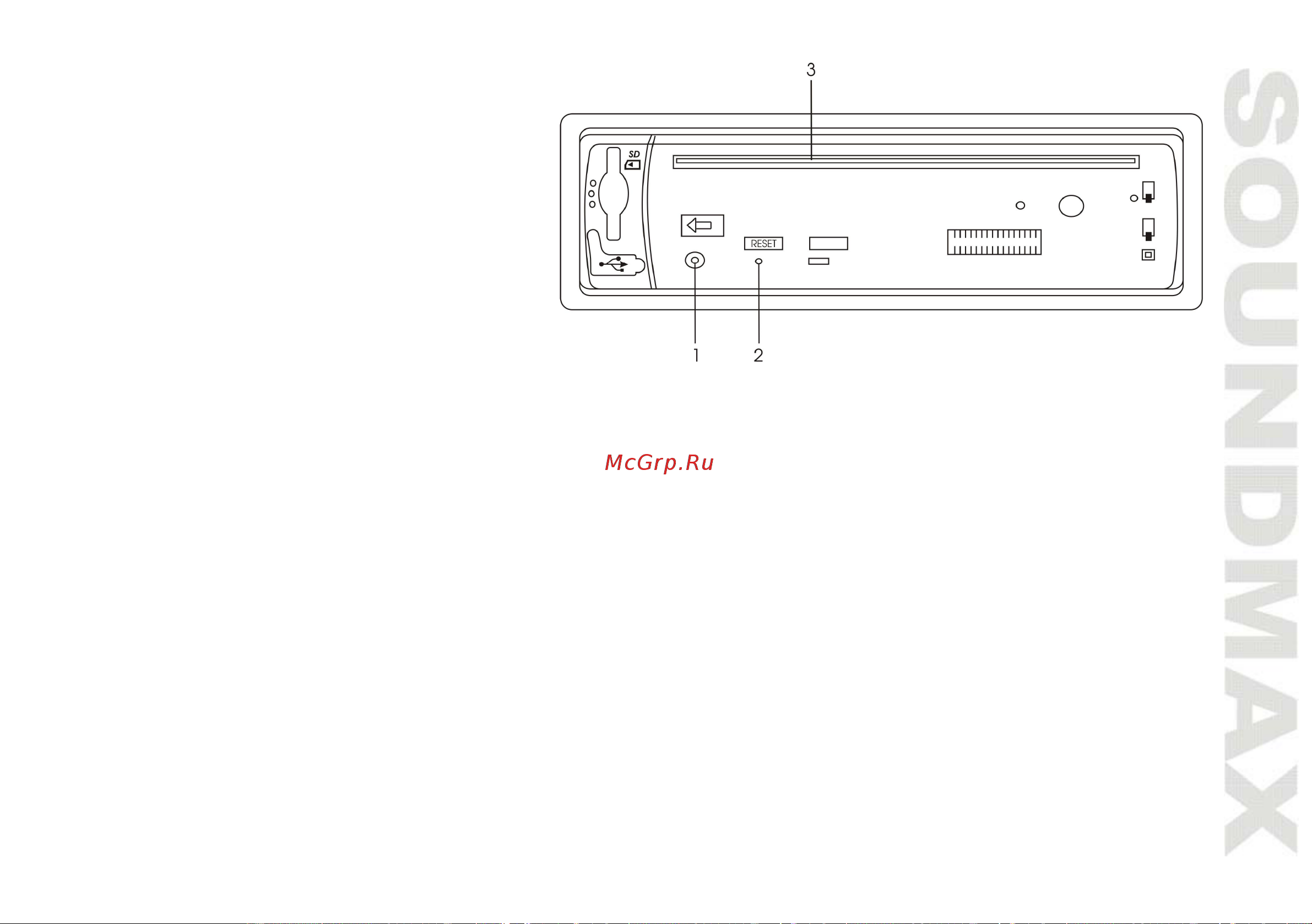 Soundmax SM-CMD2039 [11/66] Back of the front panel