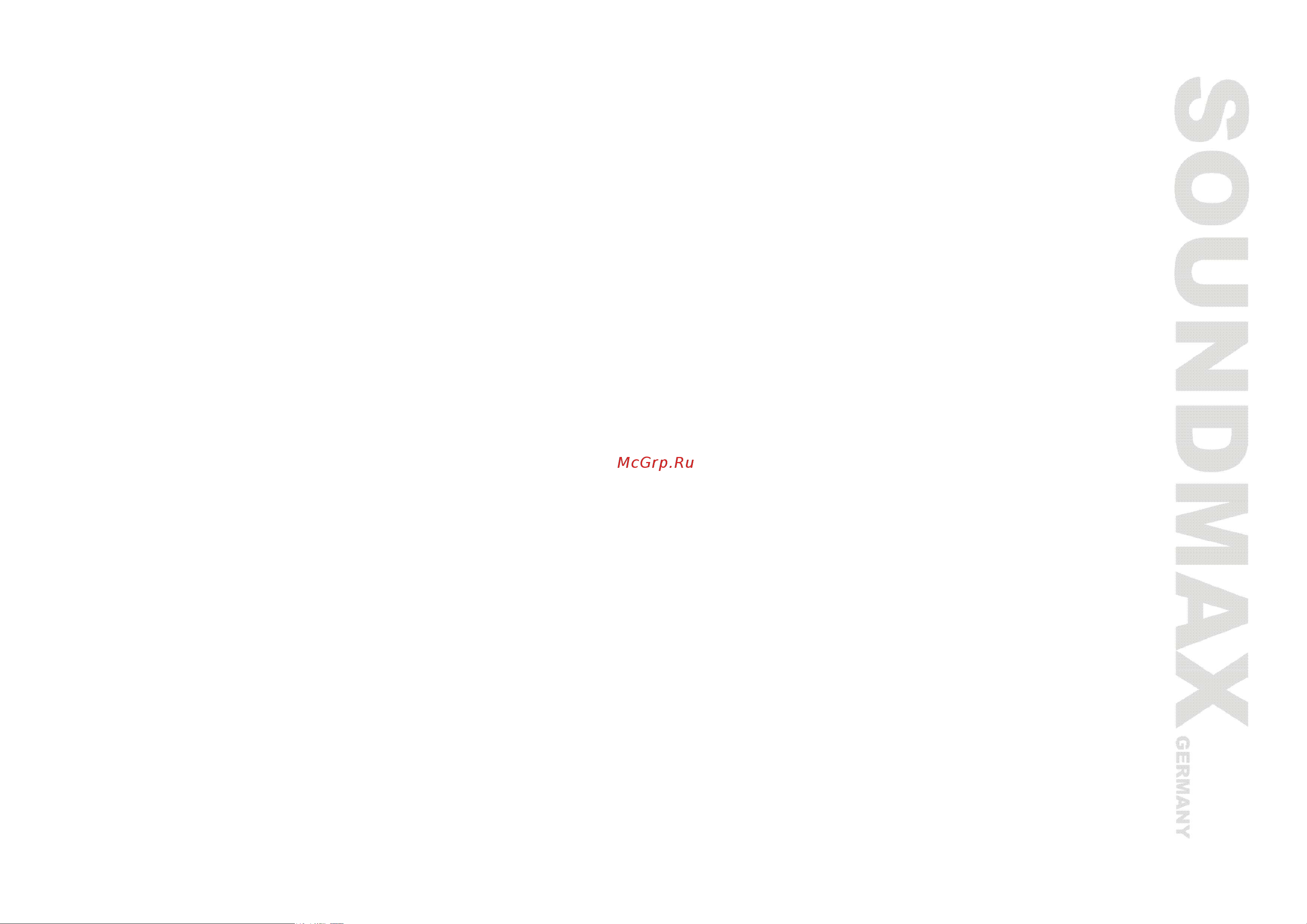 Soundmax SM-CMD2024 [3/57] Important safeguards