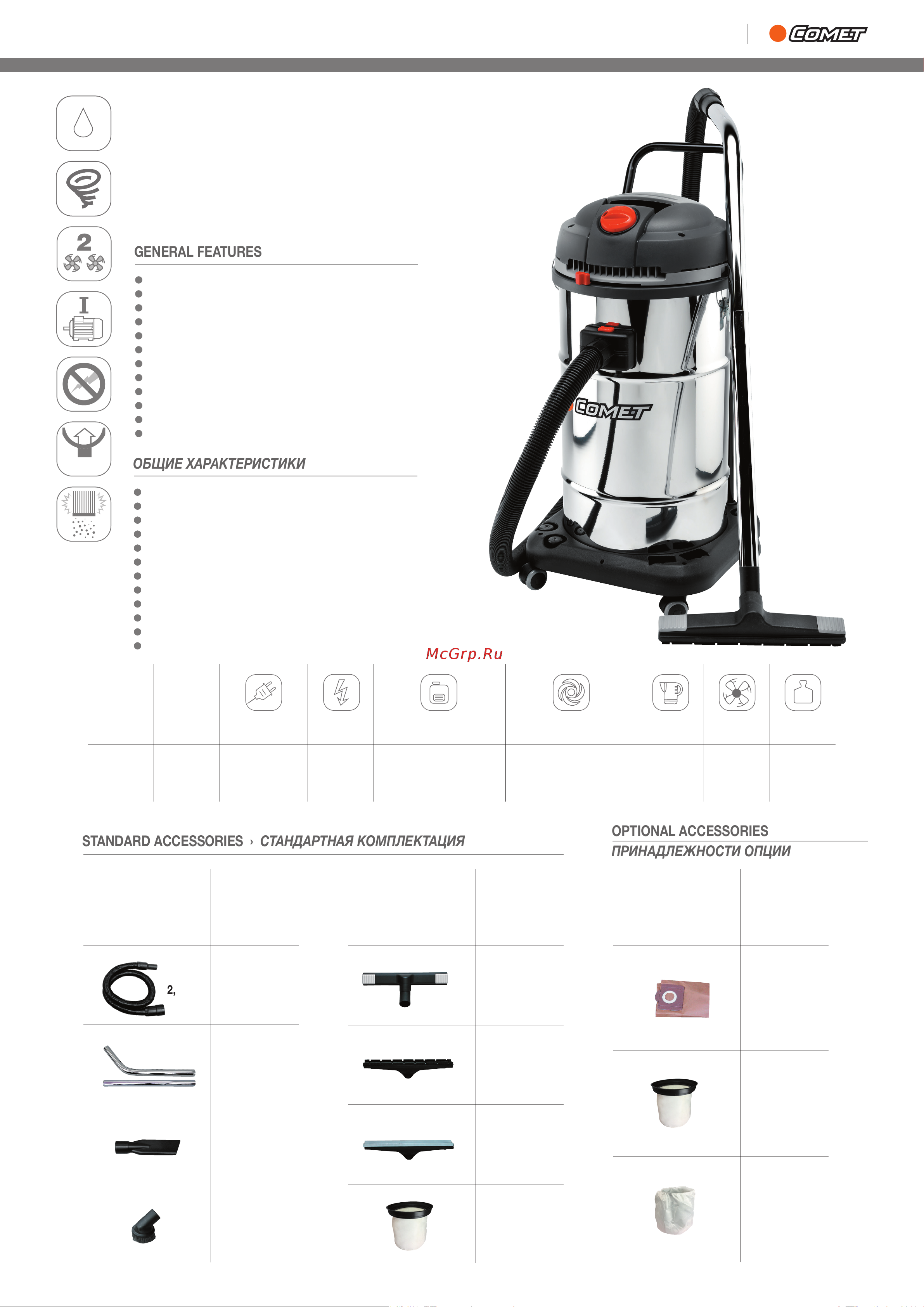 Comet CVP 265 X Тех. документация онлайн