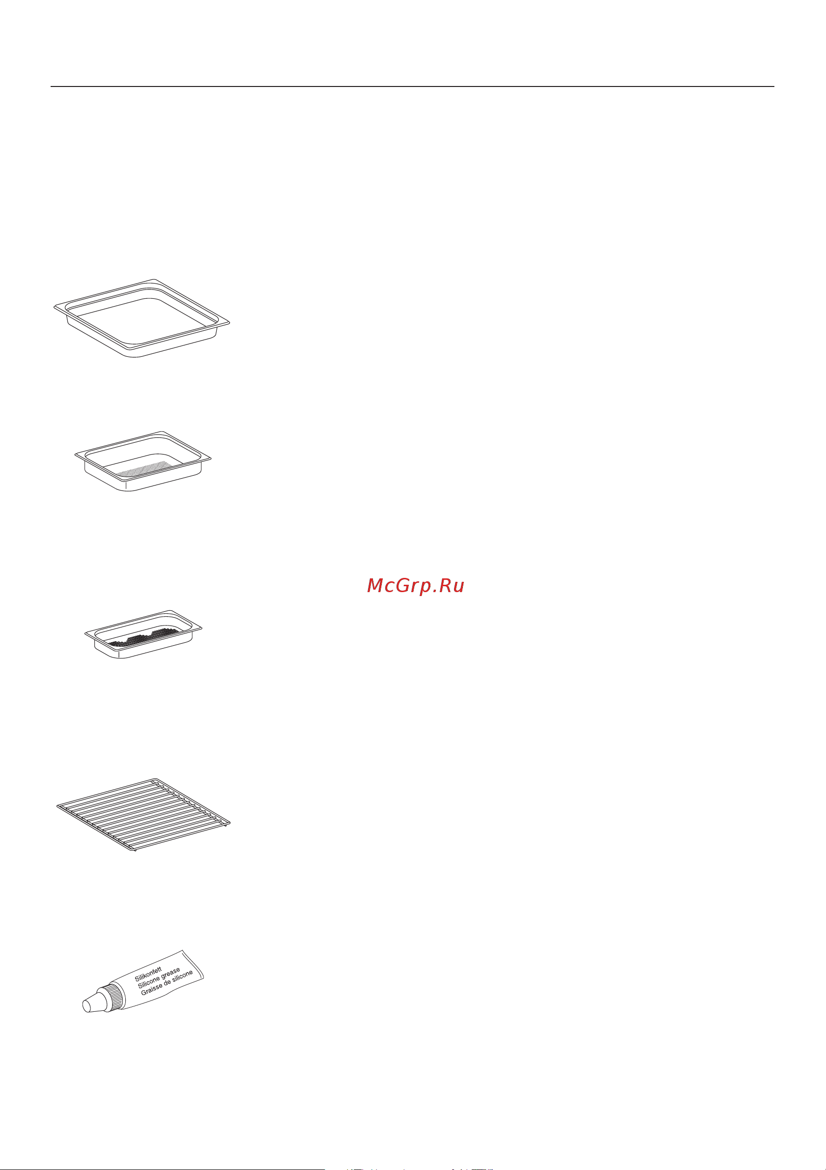 Miele DG 5040 [11/56] Ïðèíàäëåæíîñòè âõîäÿùèå â êîìïëåêò 11