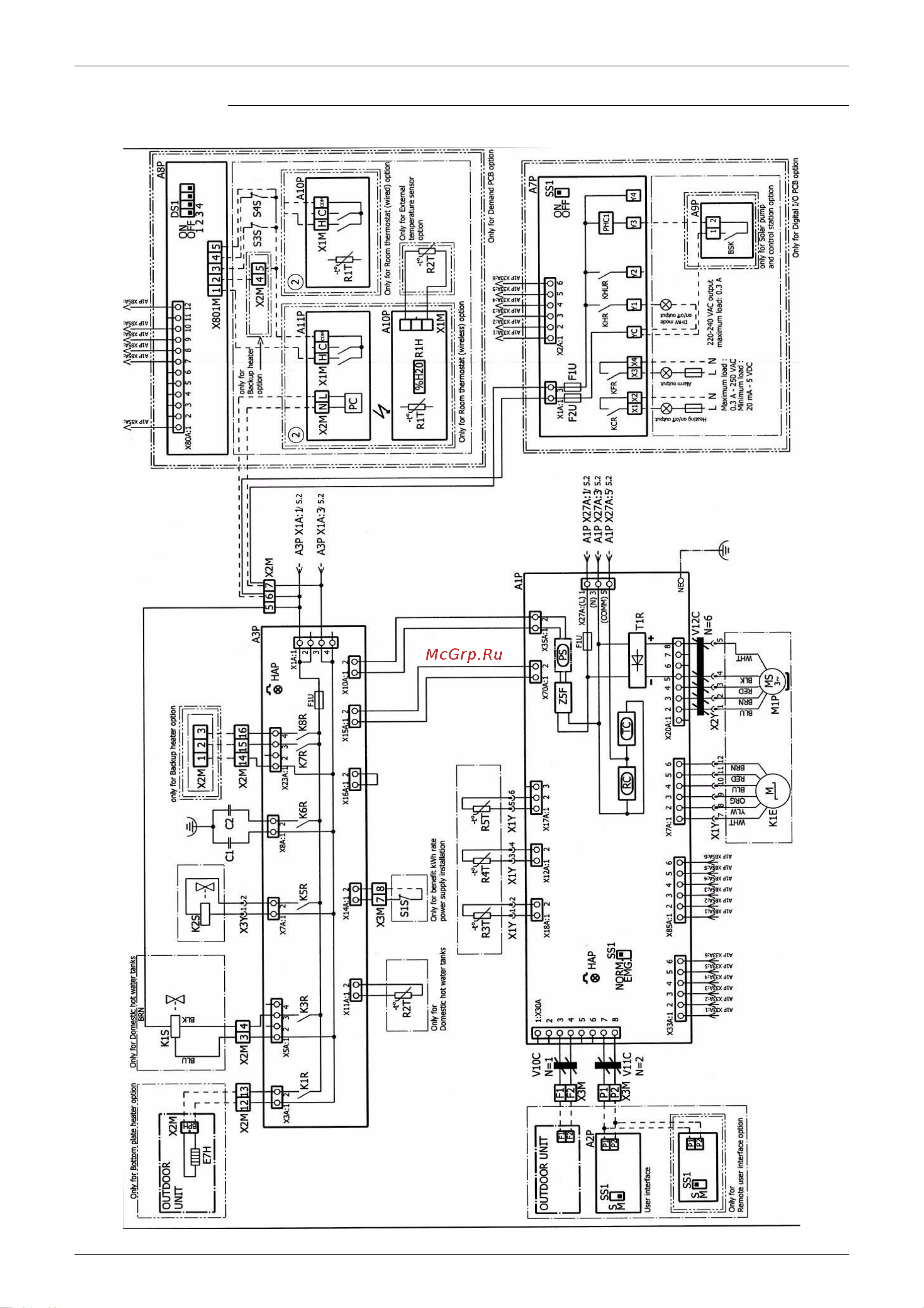 Daikin EKHTSU260AC [247/292] Ekhbrd 011 014 016 ab ac ad y1