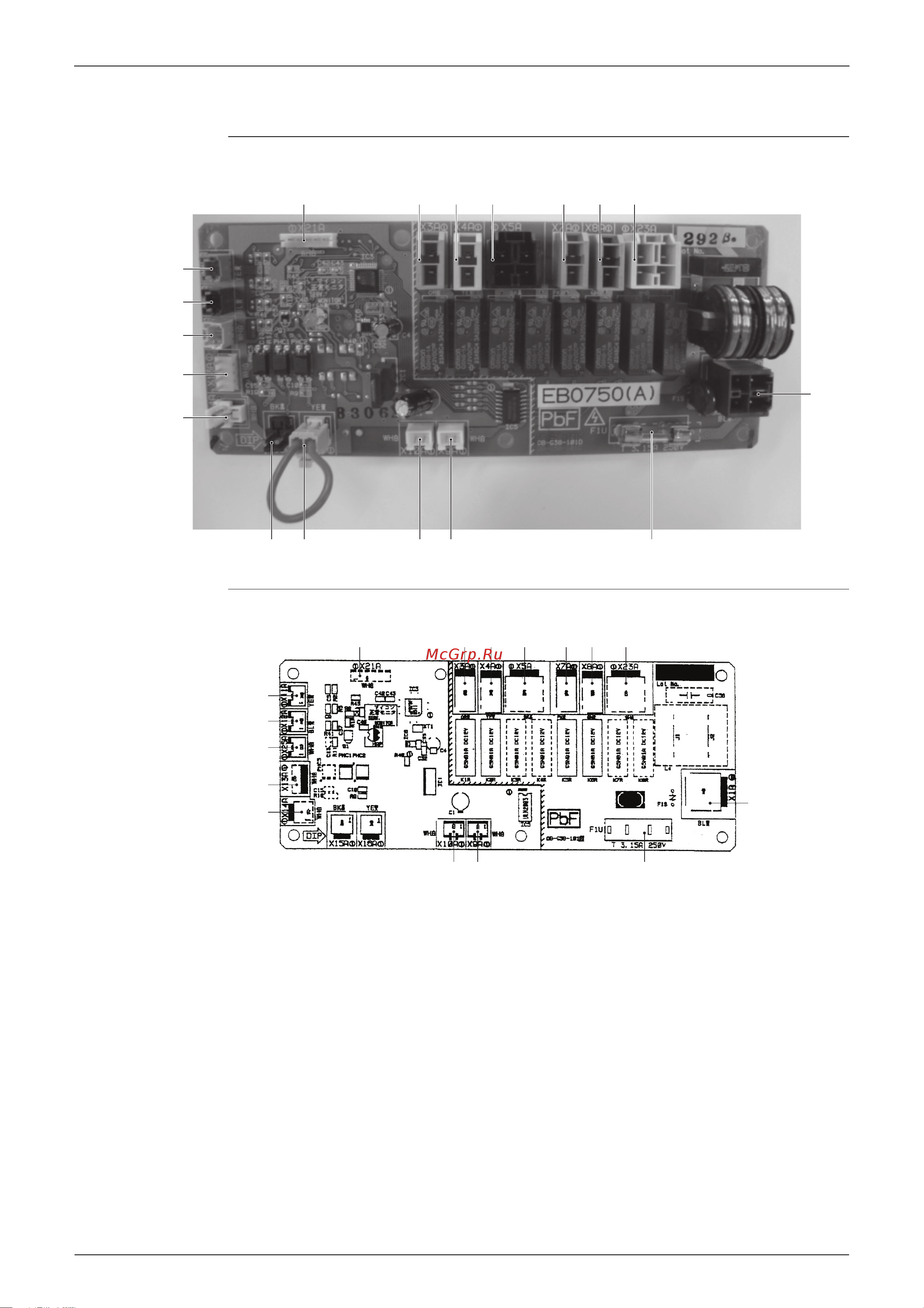 Daikin EKHTSU200AB [46/292] Control pcb a3p
