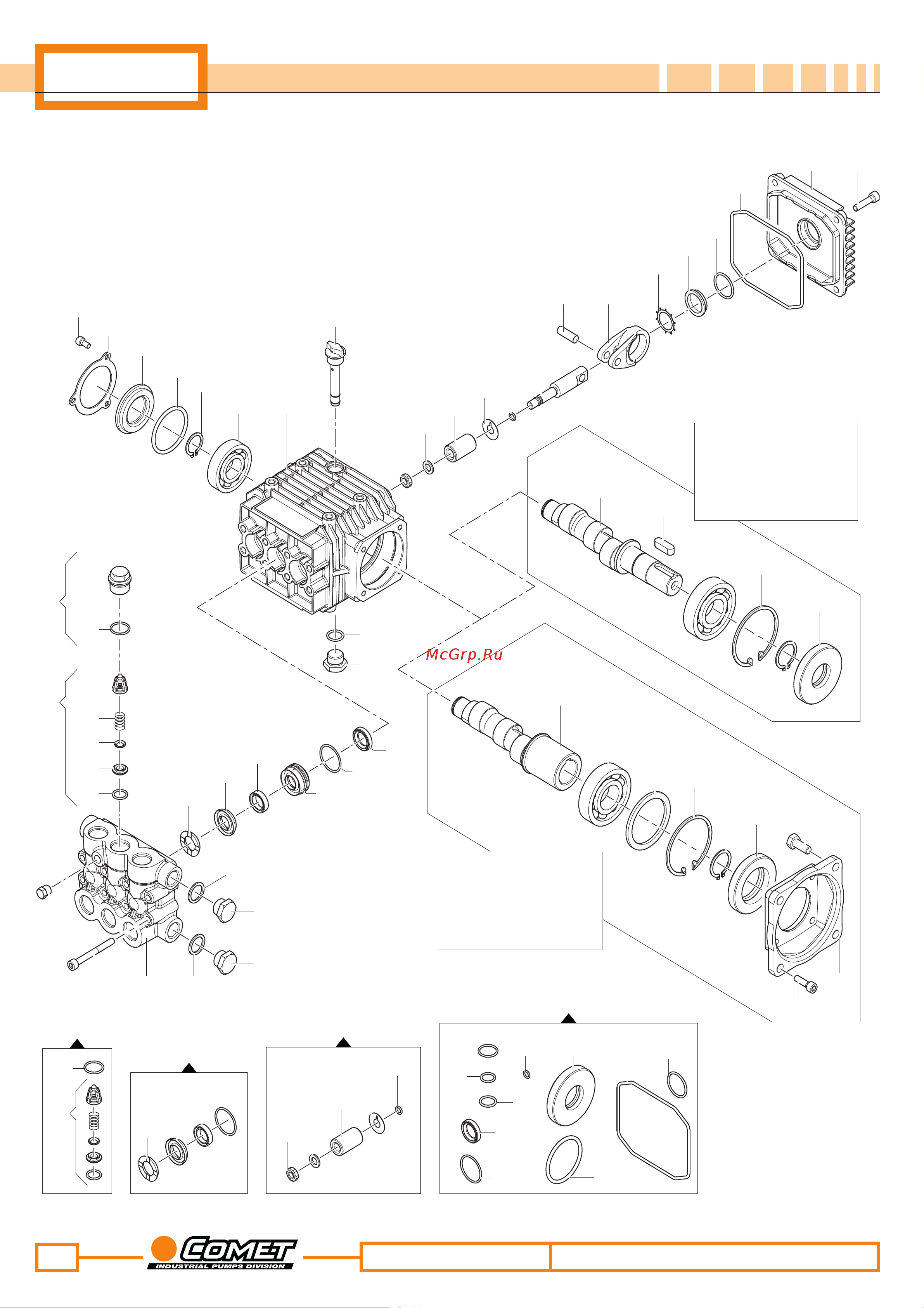 Comet LWS 3514 G (13,4/100) 1750 об/мин ø 20 мм п.в. HONDA [5/8] E version ø 24mm