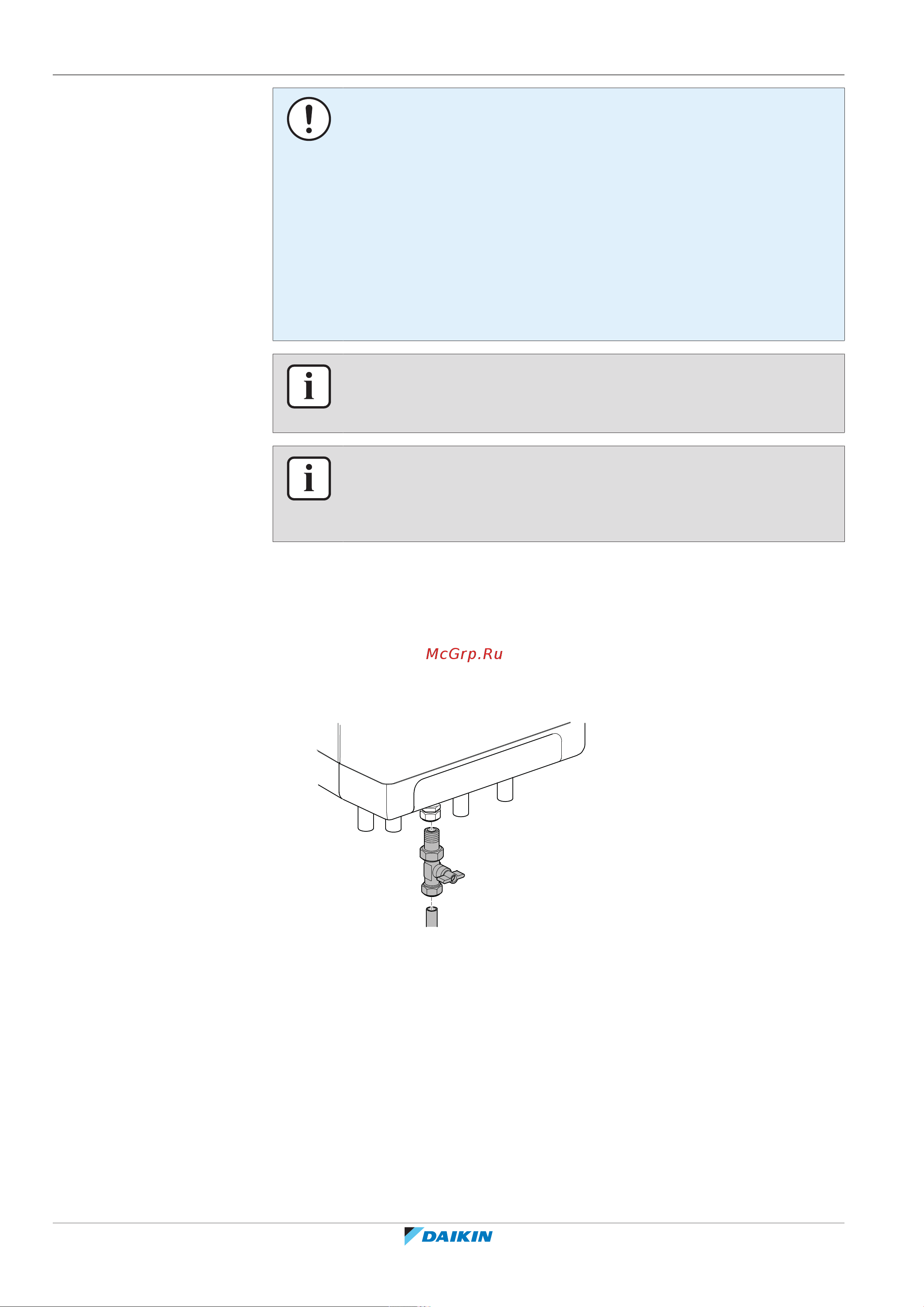 Daikin EHYHBX08AFV3 [100/252] Connecting the gas piping