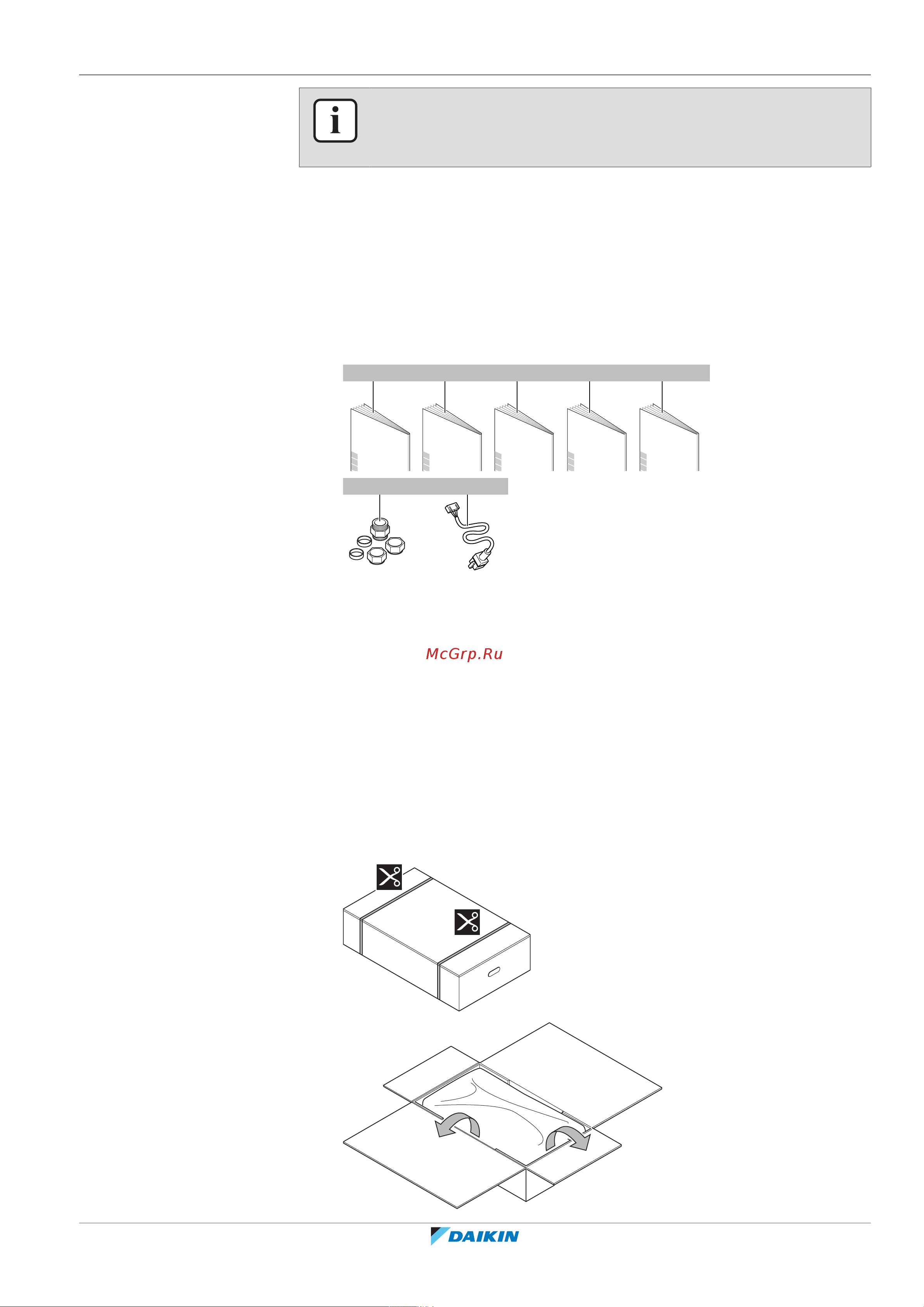 Daikin EHYHBX08AFV3 [23/252] To remove the accessories from the indoor unit