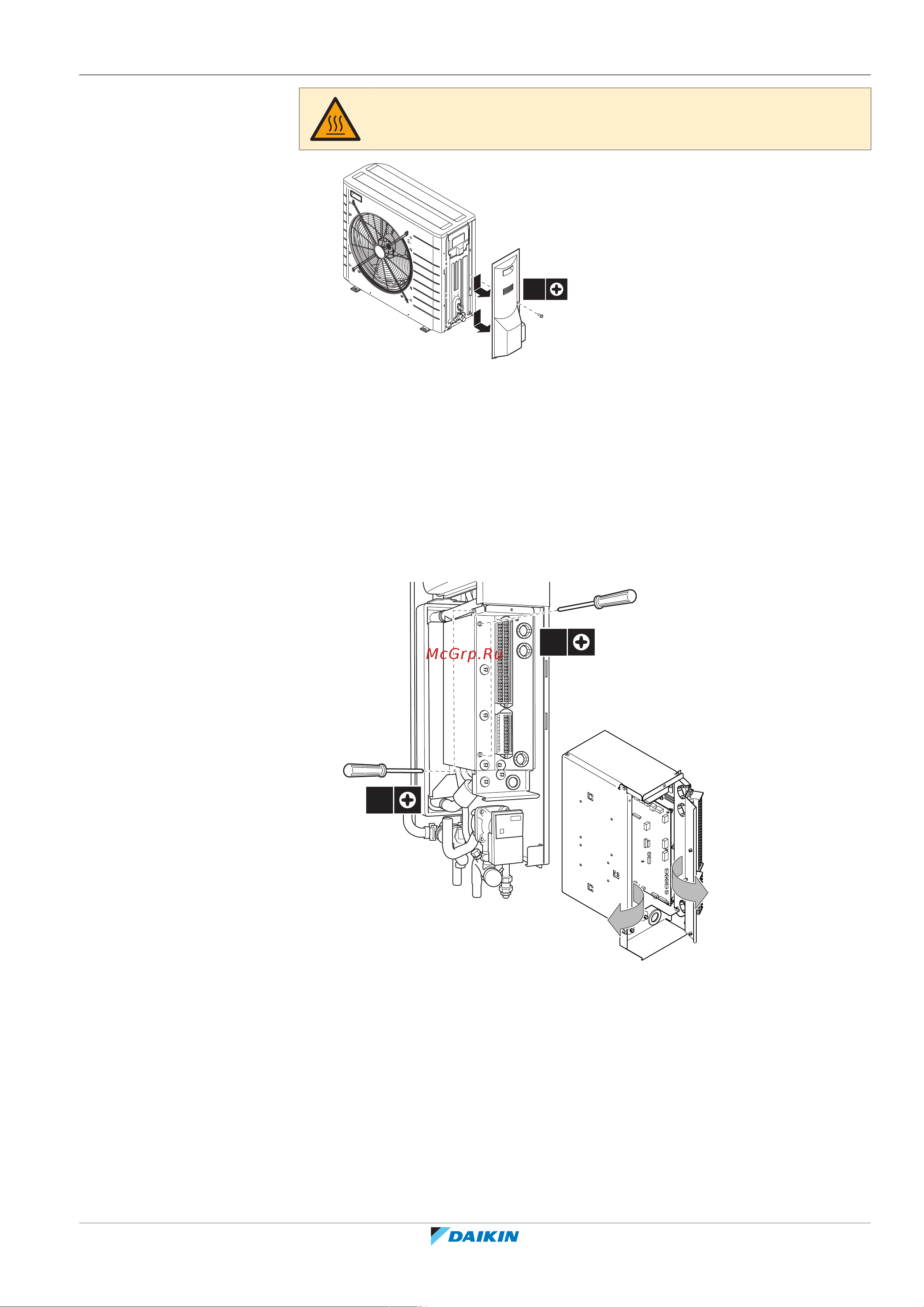 Daikin EVLQ08CAV3 [57/252] To open the switch box cover of the indoor unit
