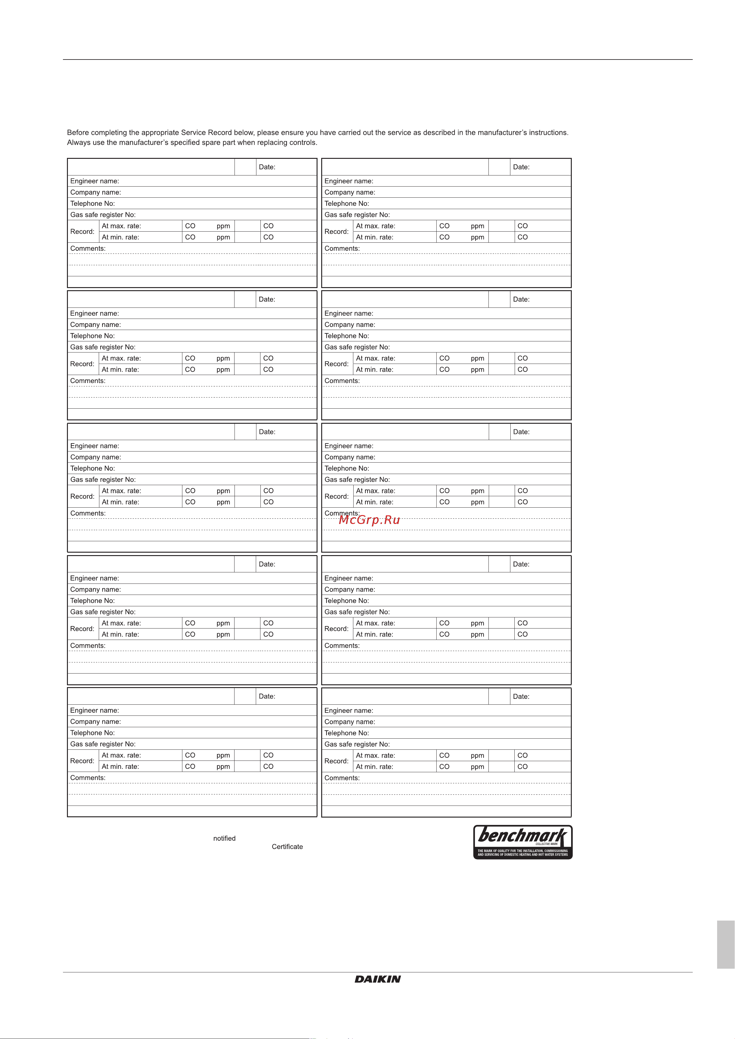 Daikin EHYKOMB33AA3 [43/44] Technical data