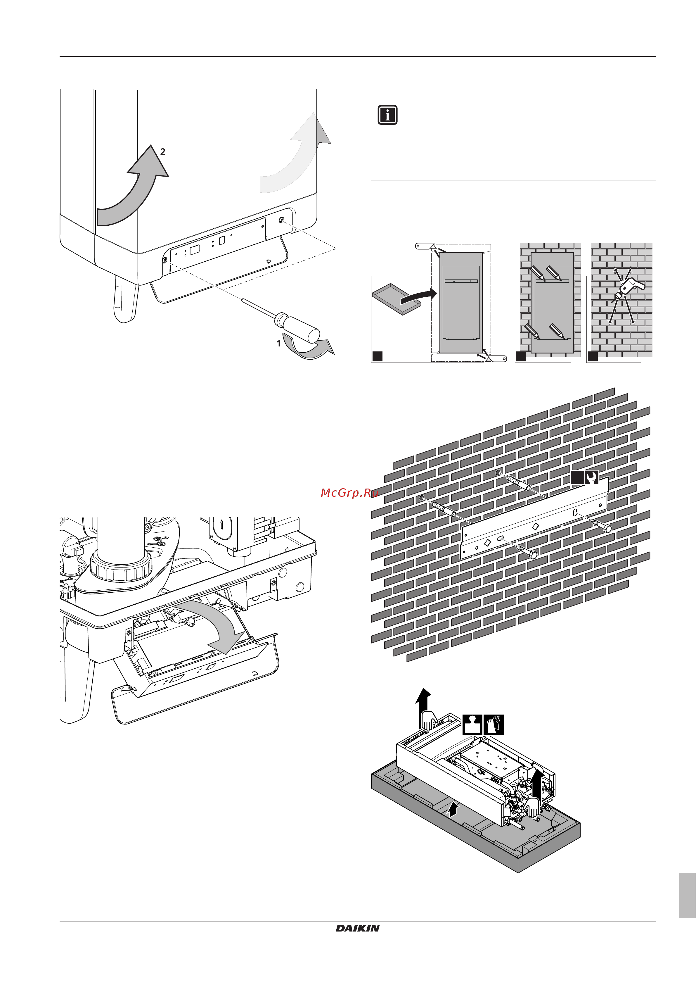Daikin EHYKOMB33AA2A [23/108] To open the gas boiler