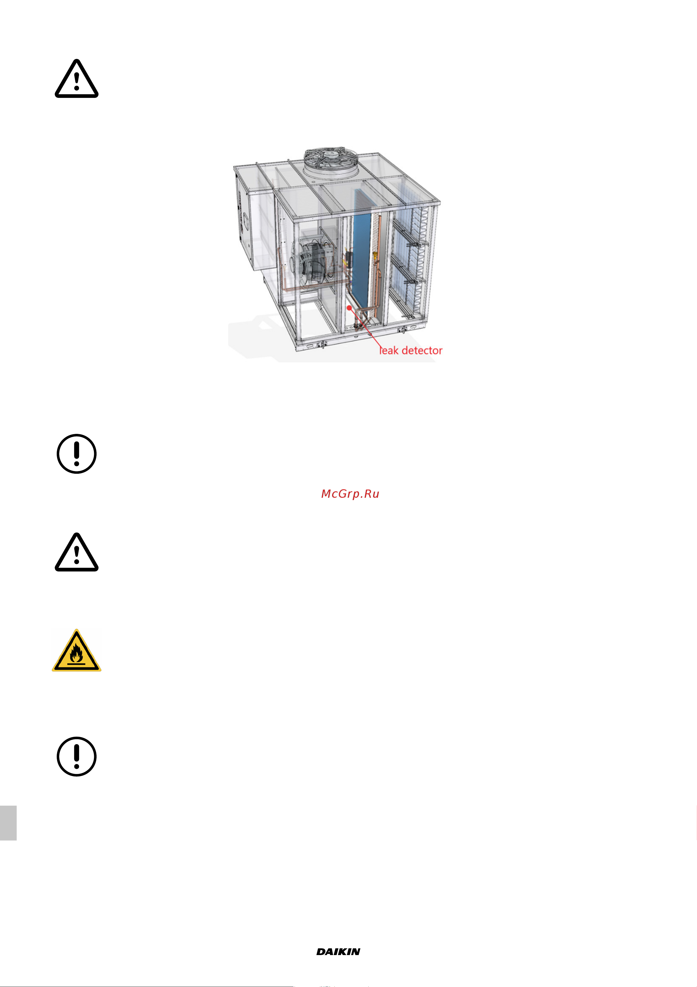 Daikin UATYA180BFC2Y1 [386/534] Detetor de fugas de refrigerante