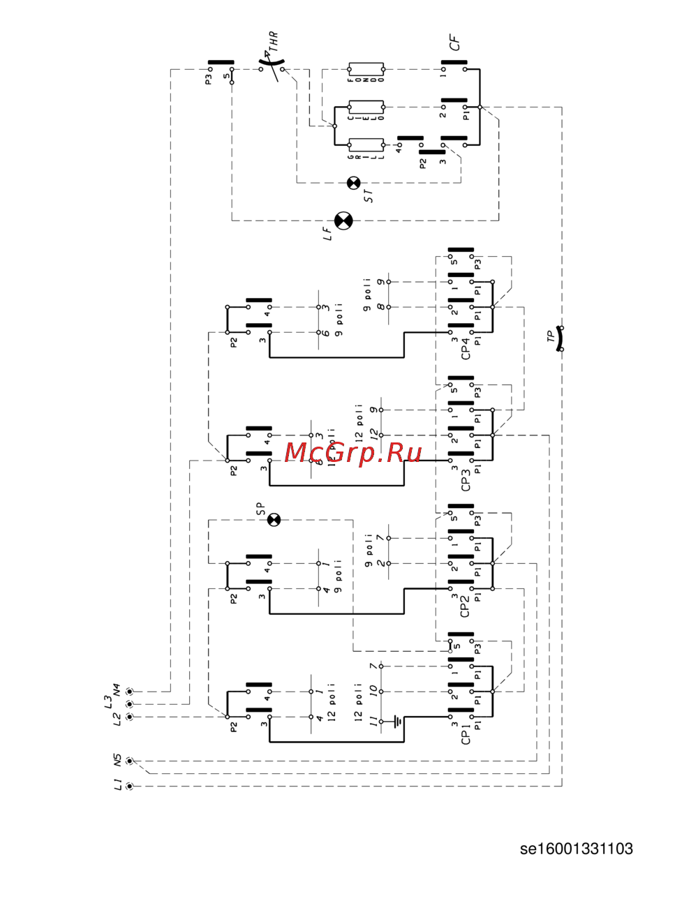 Indesit K 1E1 W / R Схема