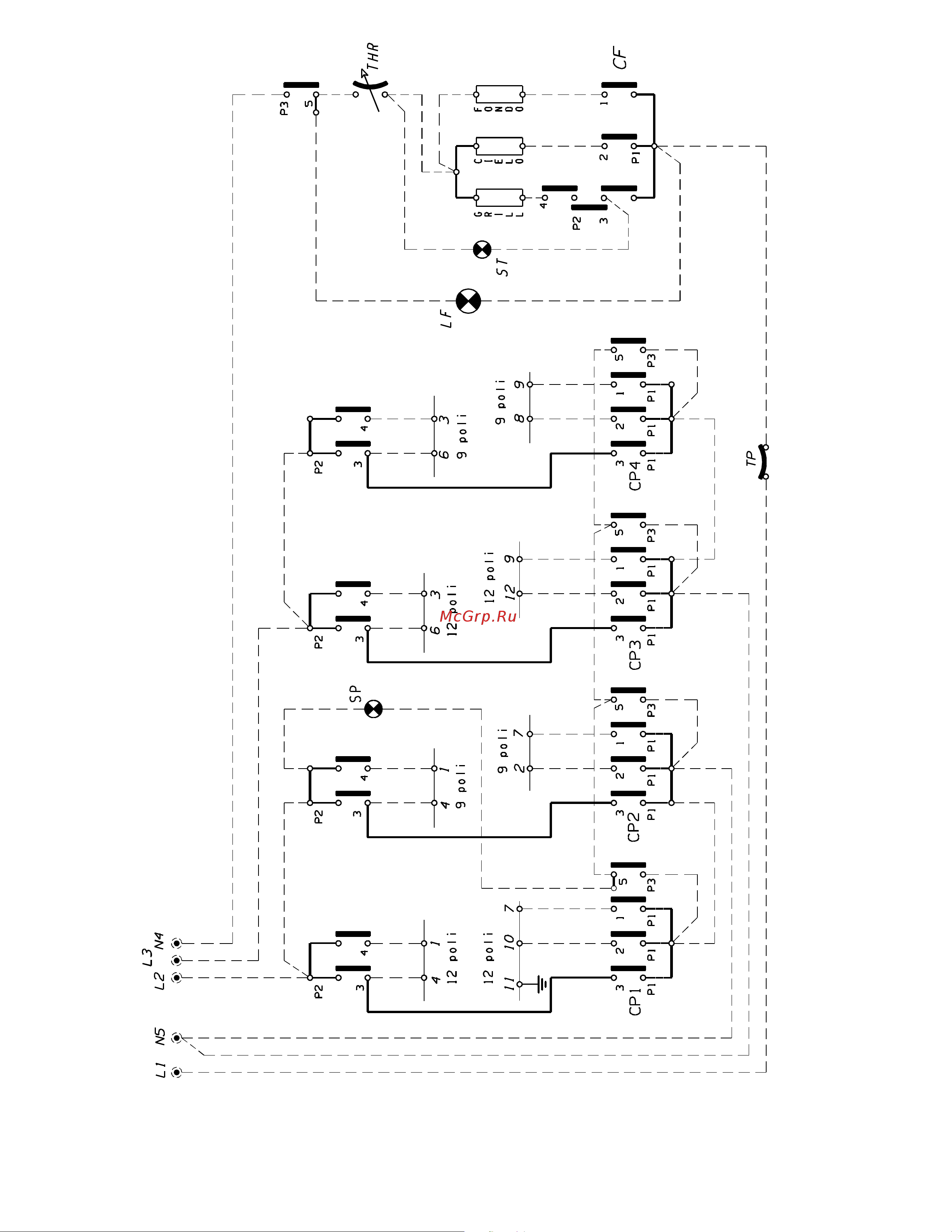 Indesit K 1E1 W / R Схема онлайн
