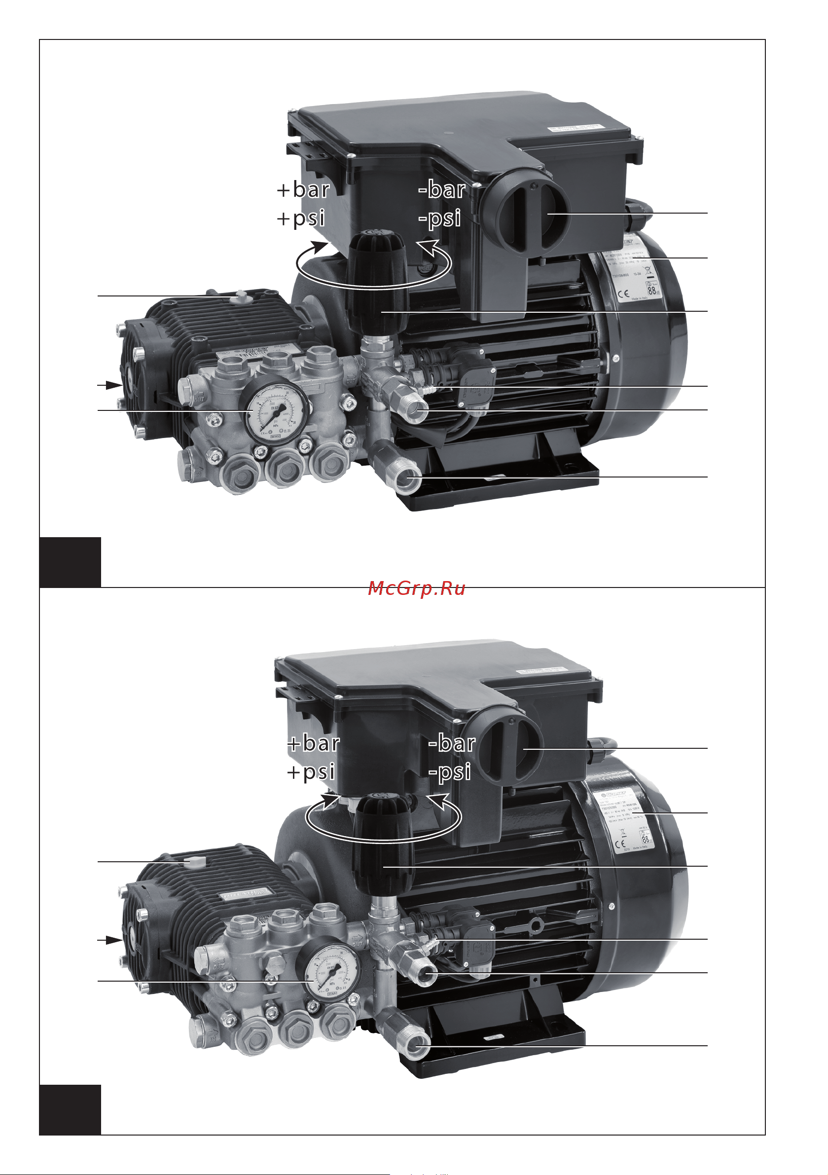 Comet MTP RW 15/230 с эл. двигателем 7,5 Квт 220/380 В [3/104] Mtp fw2