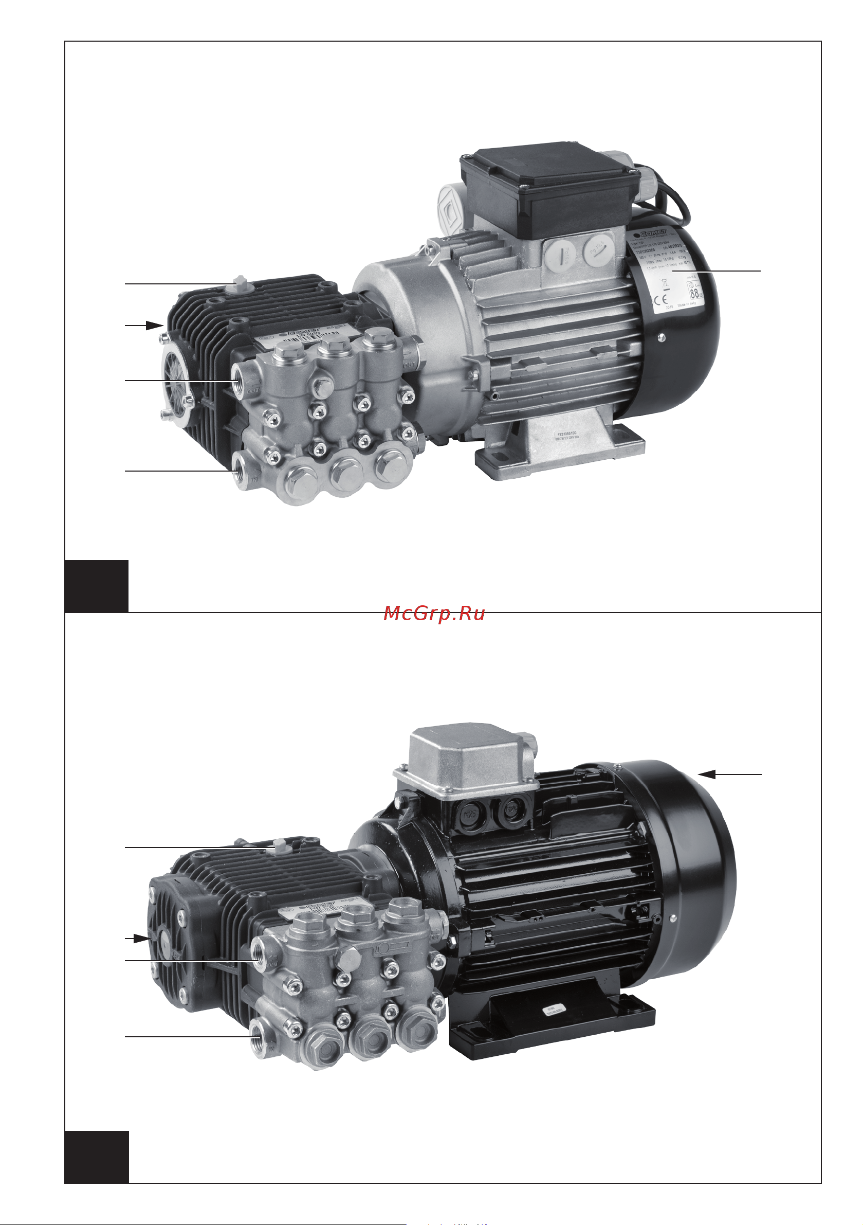 Comet MTP LW-K 12/100 TSR с эл. двигателем 2,9 кВт 220 В [6/104] Mtp fw2 misting