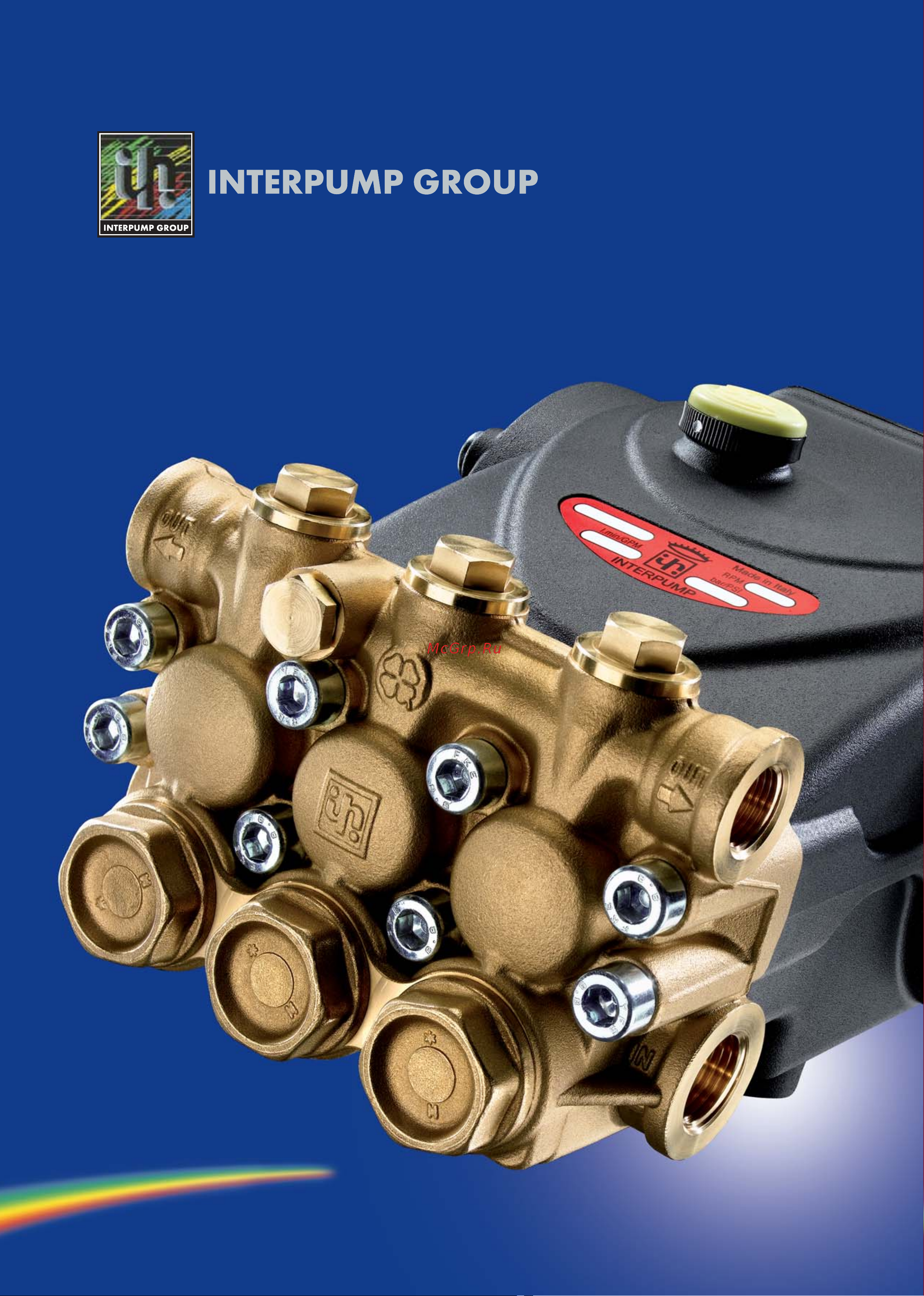 Interpump IPG E3B2515 (1450 об/мин, с регулятором) Инструкция по эксплуатации онлайн