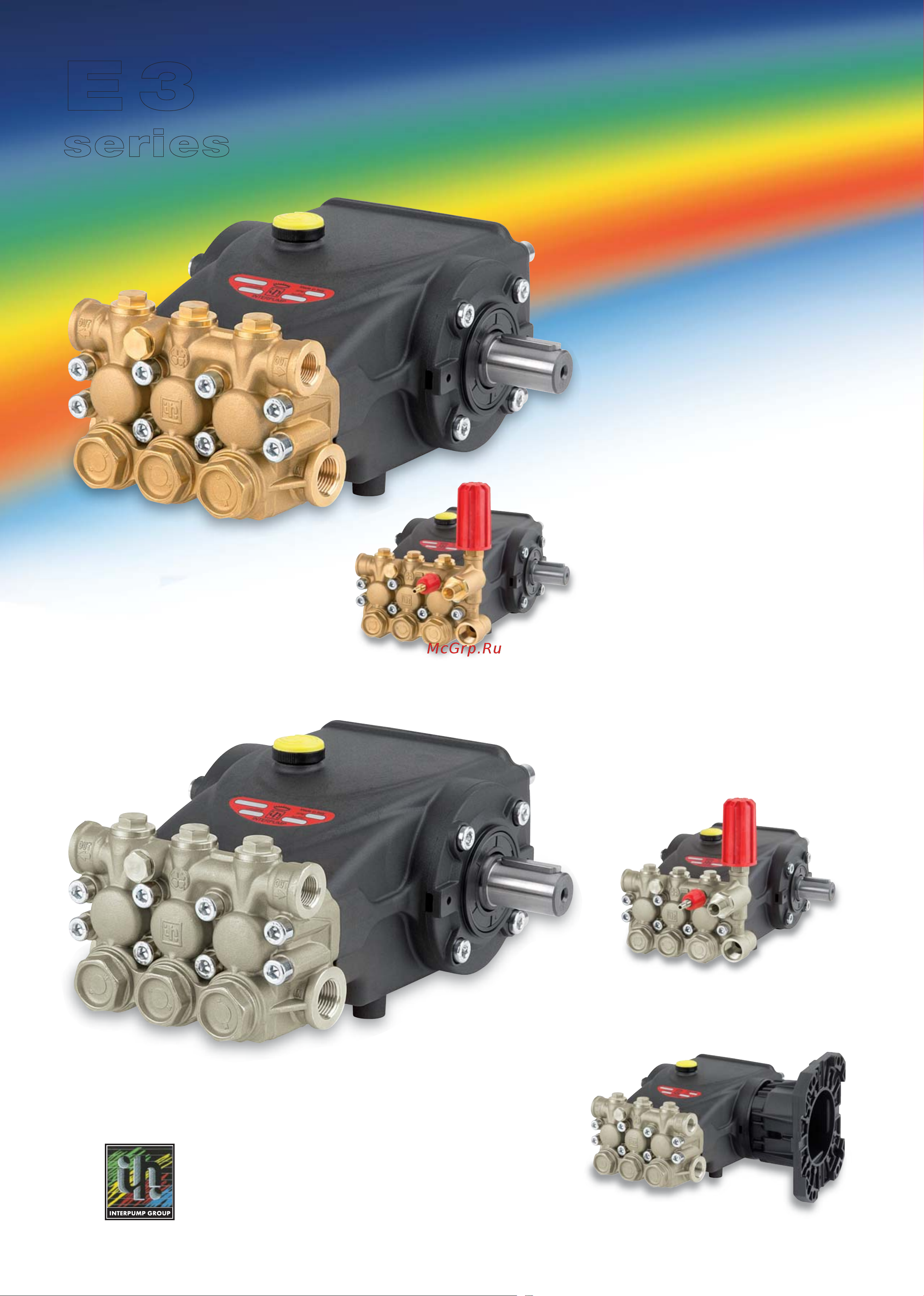 Interpump IPG E2B2014V (1450 об/мин, с регулятором) [2/5] Technical features caratteristiche tecniche