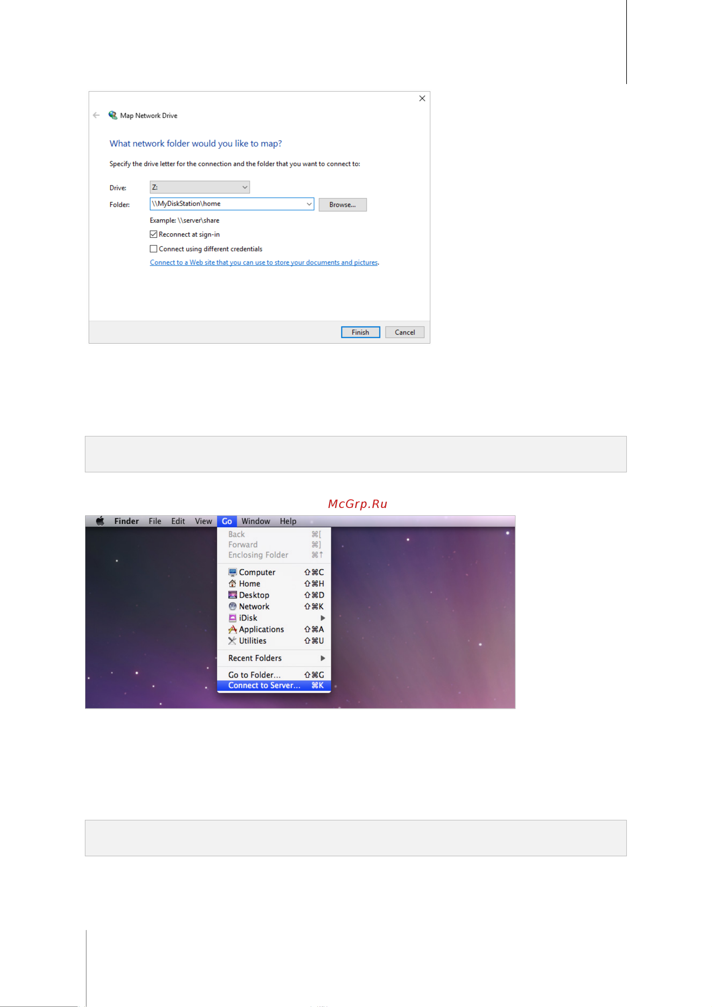 Synology RS2418+ [52/70] Доступ к общим папкам для пользователей mac