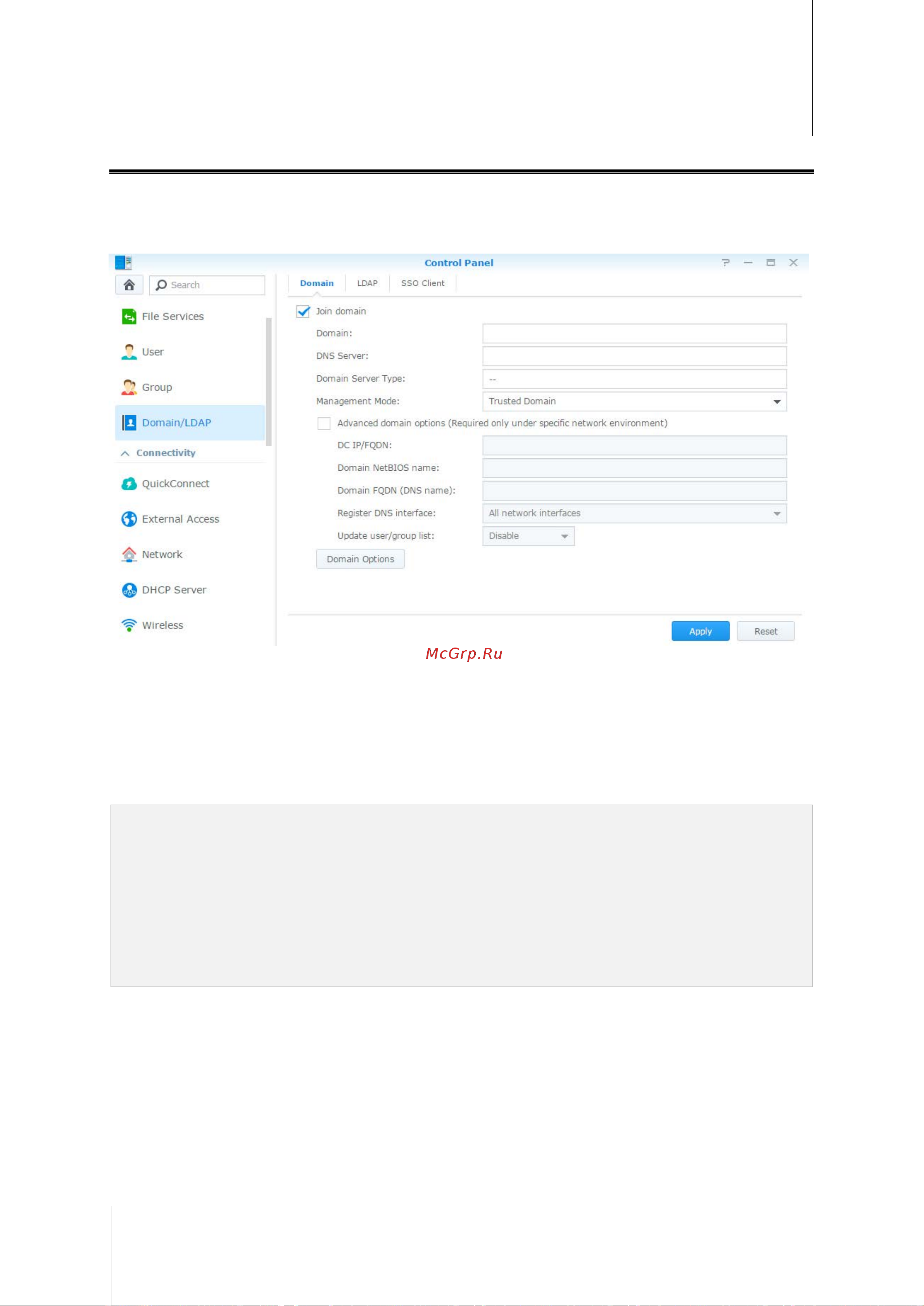 Synology RS818RP+ [48/81] Глава 9 настройка обмена файлами