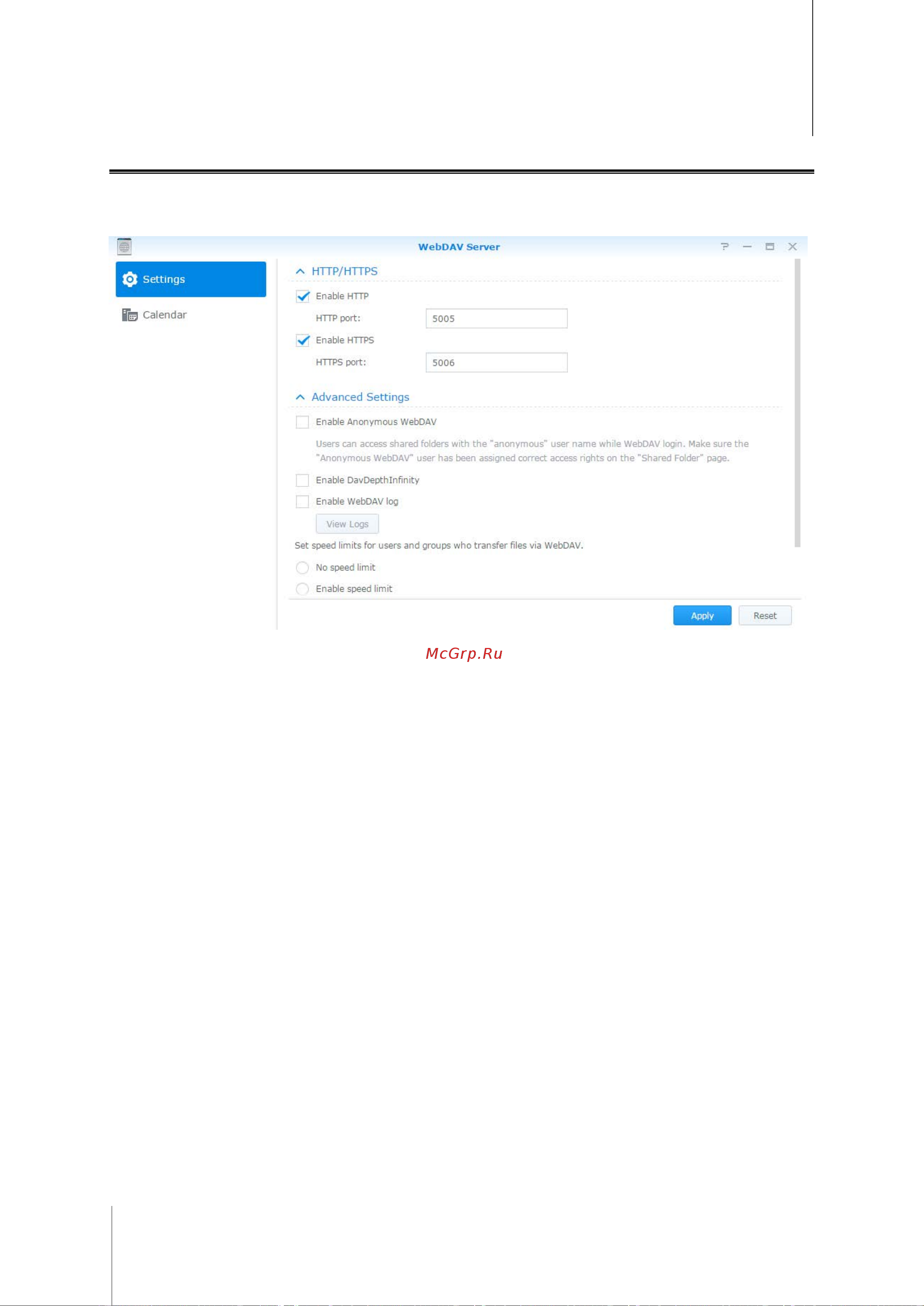 Synology DS218+ [58/81] Доступ к файлам по webdav