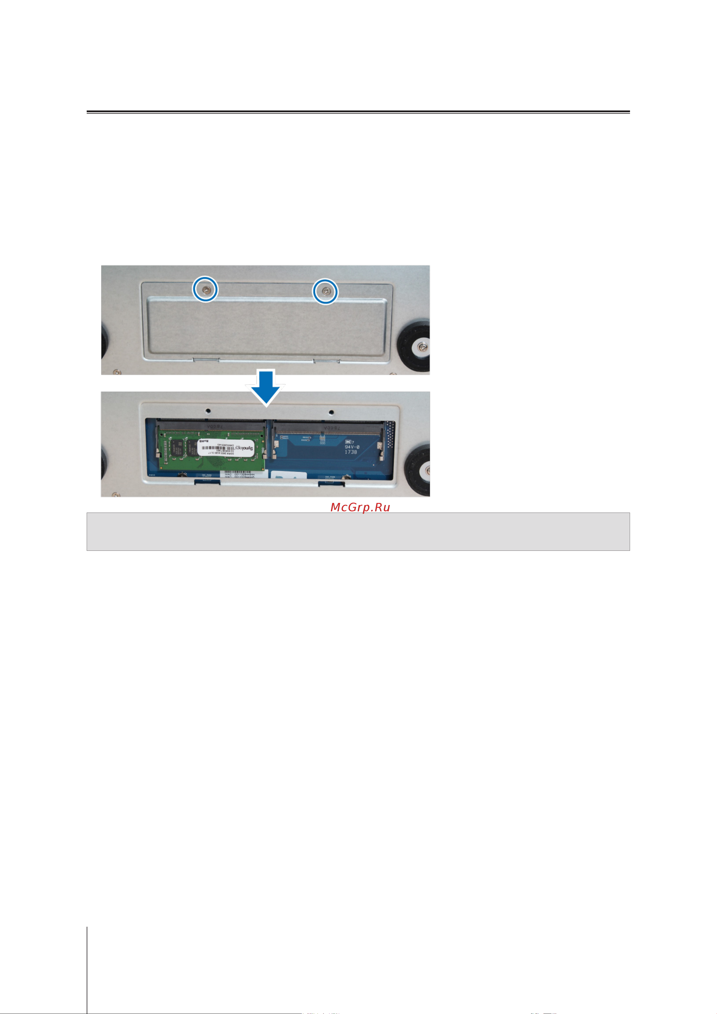 Synology DS1618+ [10/29] Добавление модуля озу в diskstation