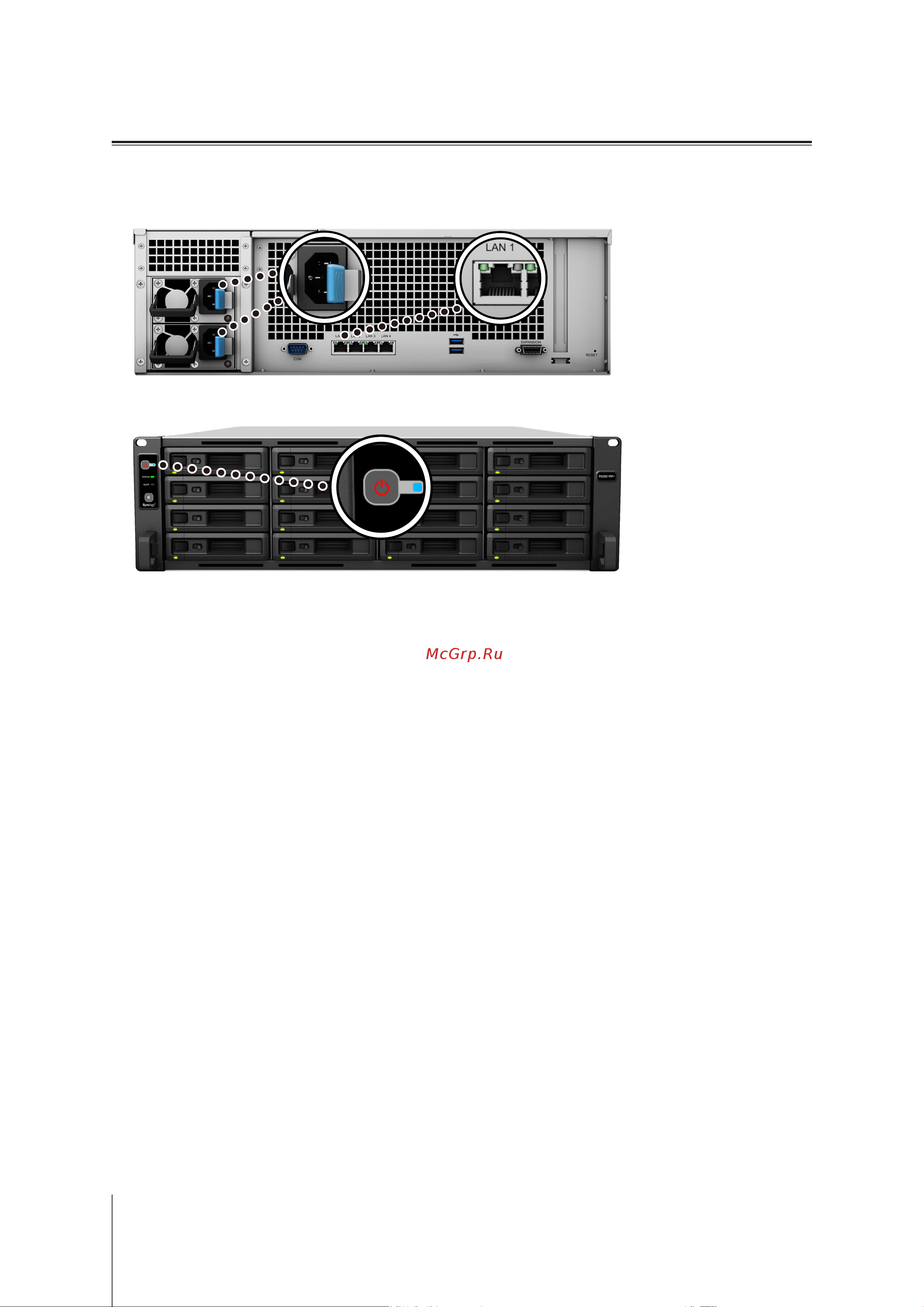Synology RS2821RP+ [21/33] Запуск synology nas